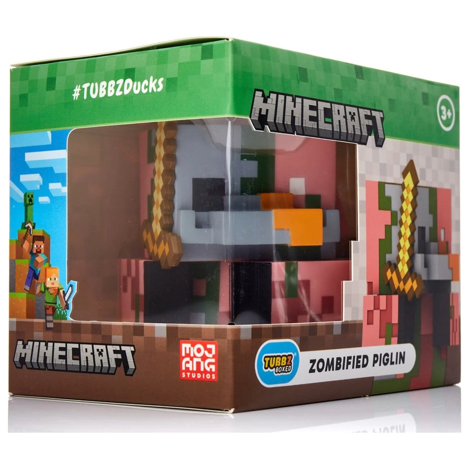 Minecraft Tubbz PVC figura Zombified Piglin v škatli, izdaja 10 cm fotografija izdelka