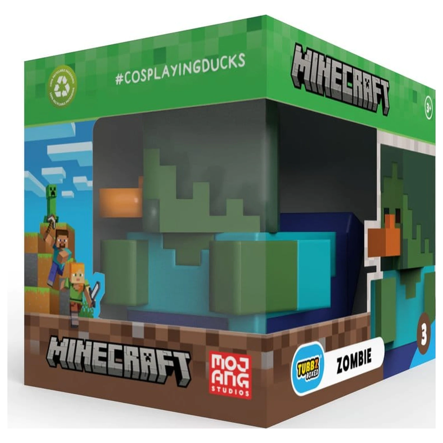Minecraft Tubbz PVC figura Zombie fotografija izdelka
