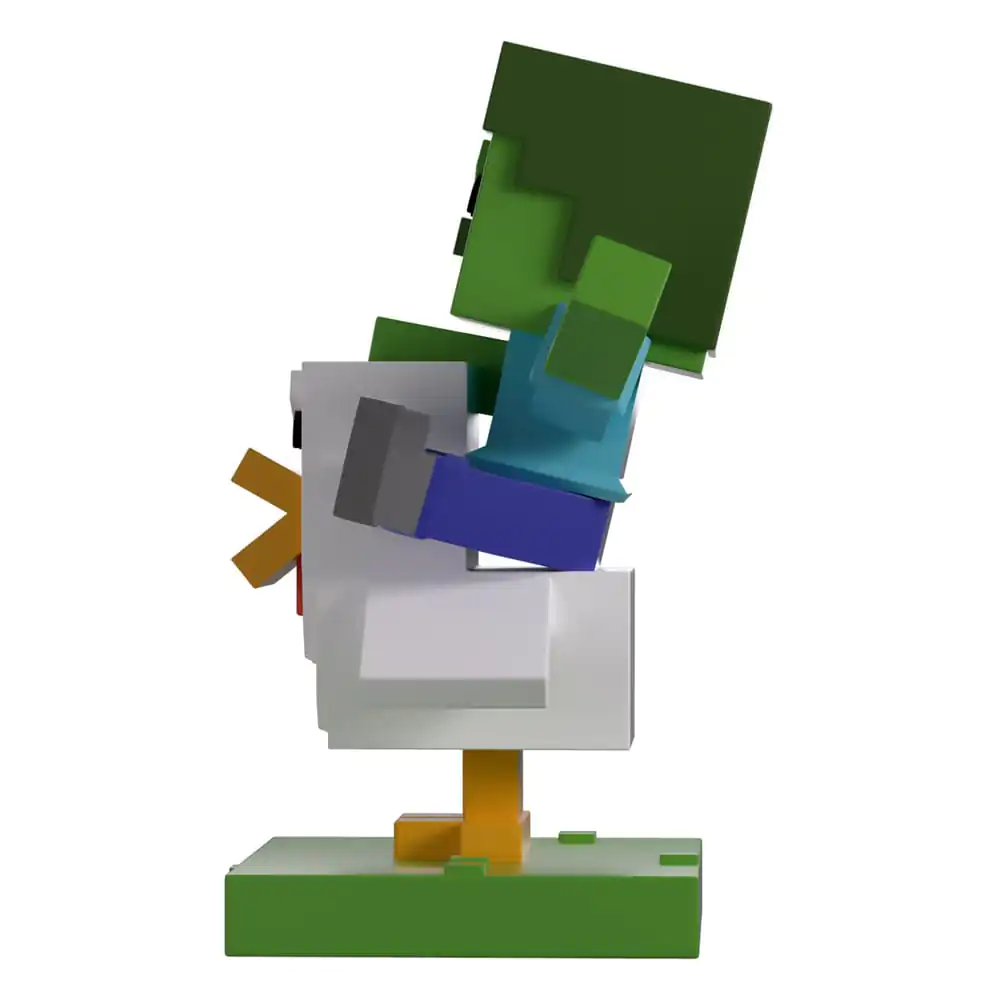 Minecraft Vinilna Figura Chicken Jockey 12 cm fotografija izdelka