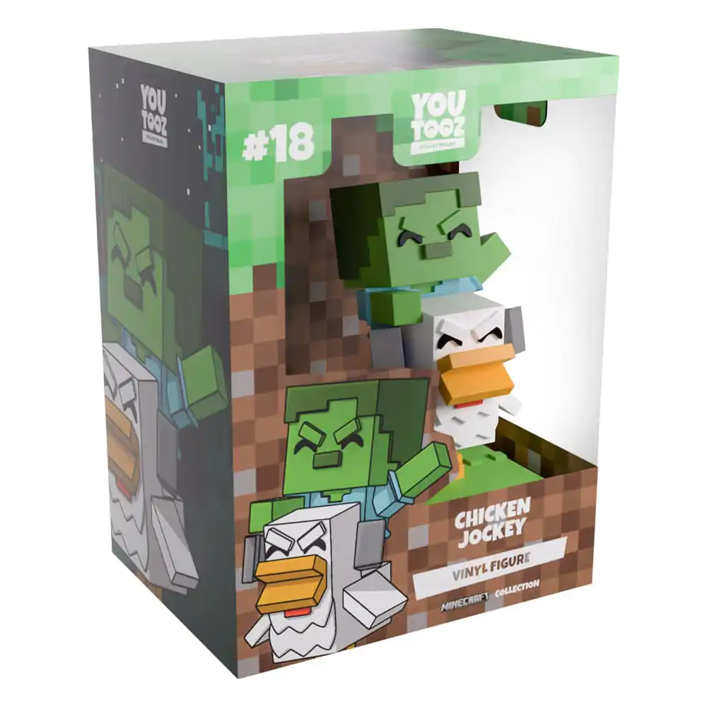 Minecraft Vinilna Figura Chicken Jockey 12 cm fotografija izdelka