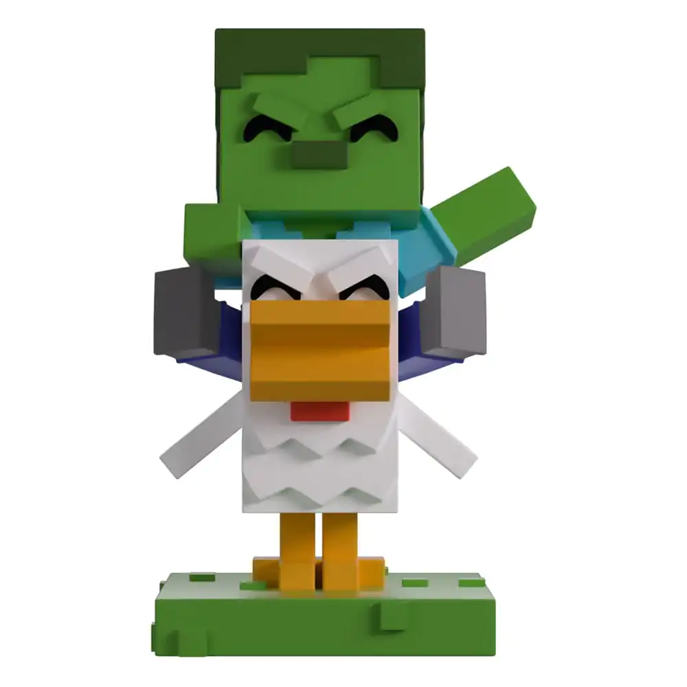 Minecraft Vinilna Figura Chicken Jockey 12 cm fotografija izdelka
