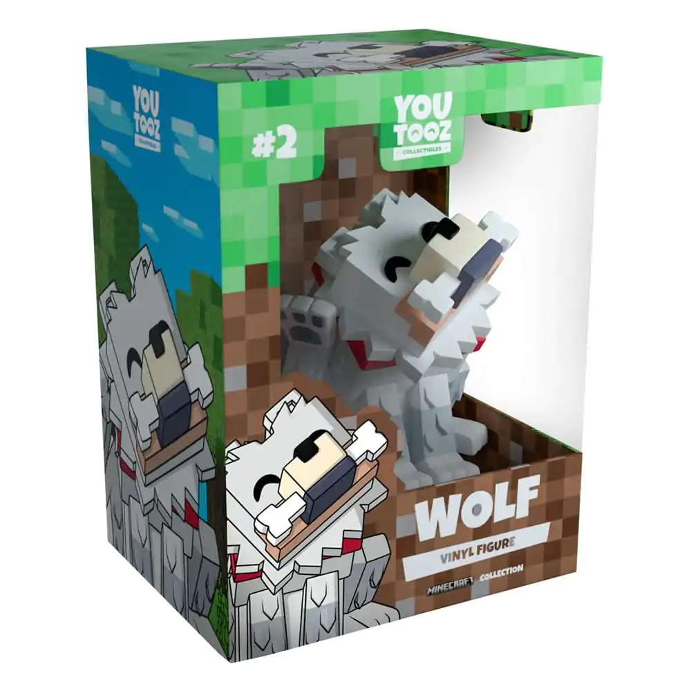 Minecraft Vinyl Figurica Strašni Volk 10 cm fotografija izdelka