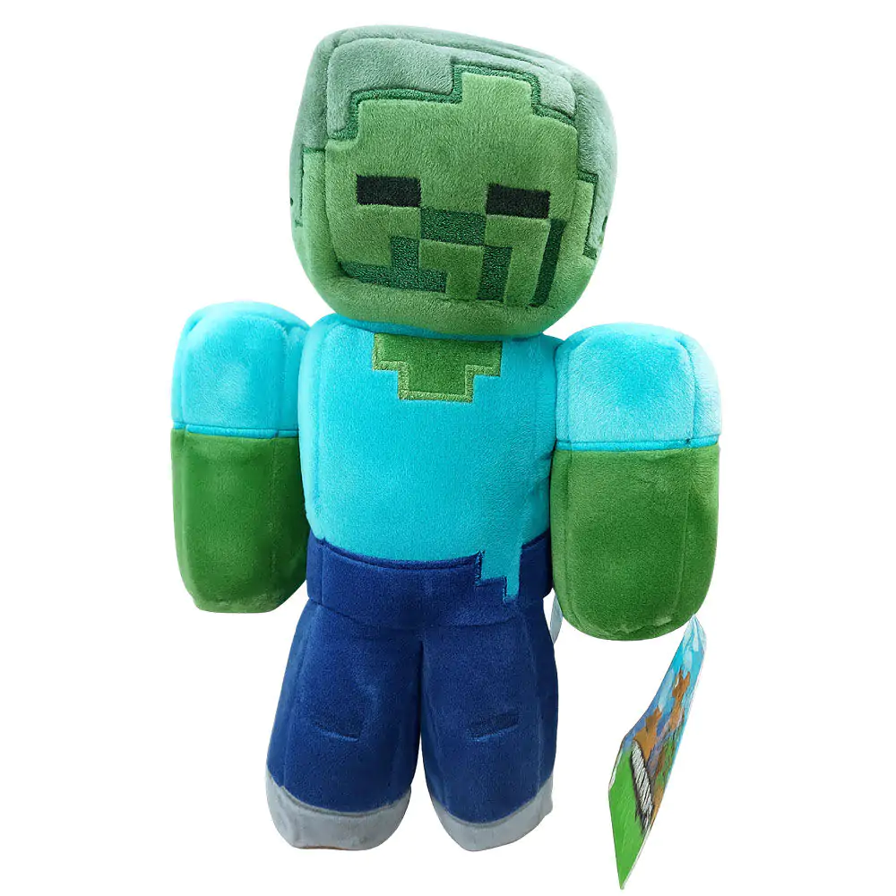 Minecraft Zombie plišasta igrača 30cm fotografija izdelka
