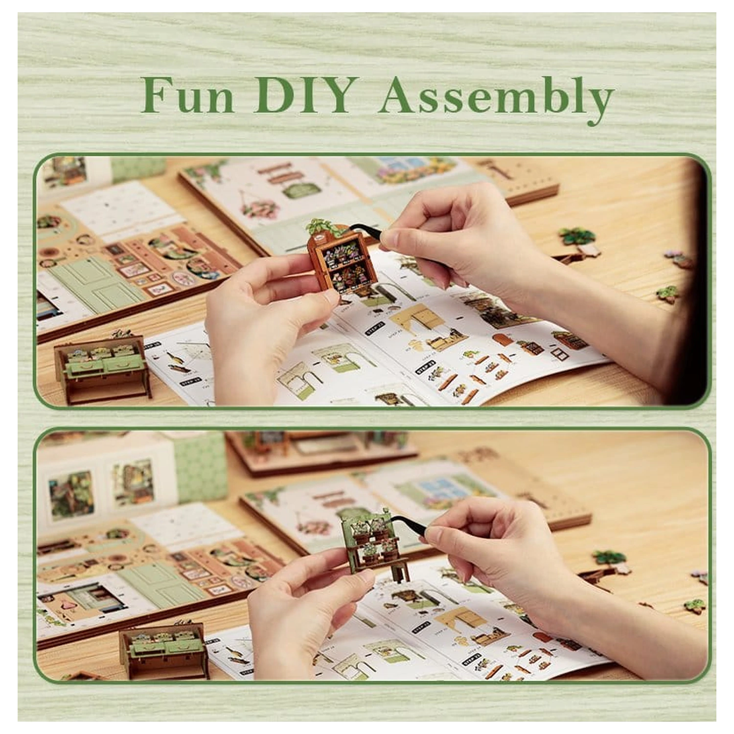 Miniaturni hišni komplet model Champs-Élysées Florist 18 x 16 cm fotografija izdelka