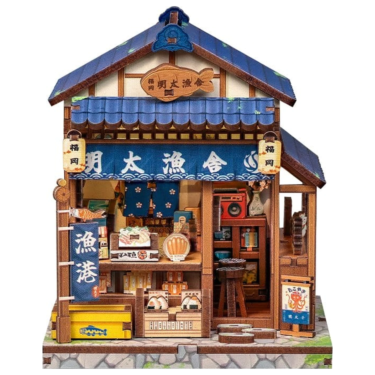 Model hiše v minaturi Komplet Fukuoka Mentaiko Kuhinja 11 x 9 cm fotografija izdelka