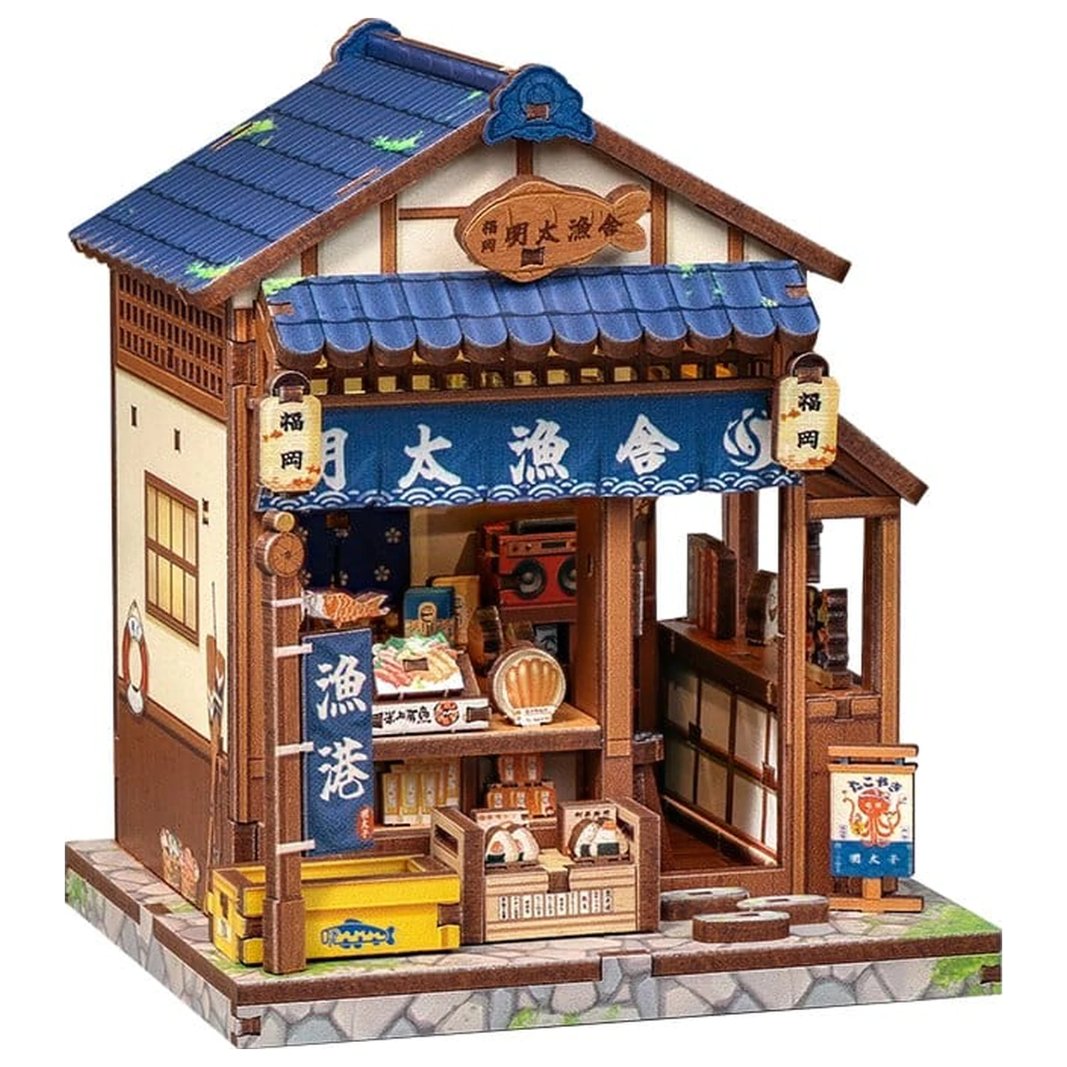 Model hiše v minaturi Komplet Fukuoka Mentaiko Kuhinja 11 x 9 cm fotografija izdelka