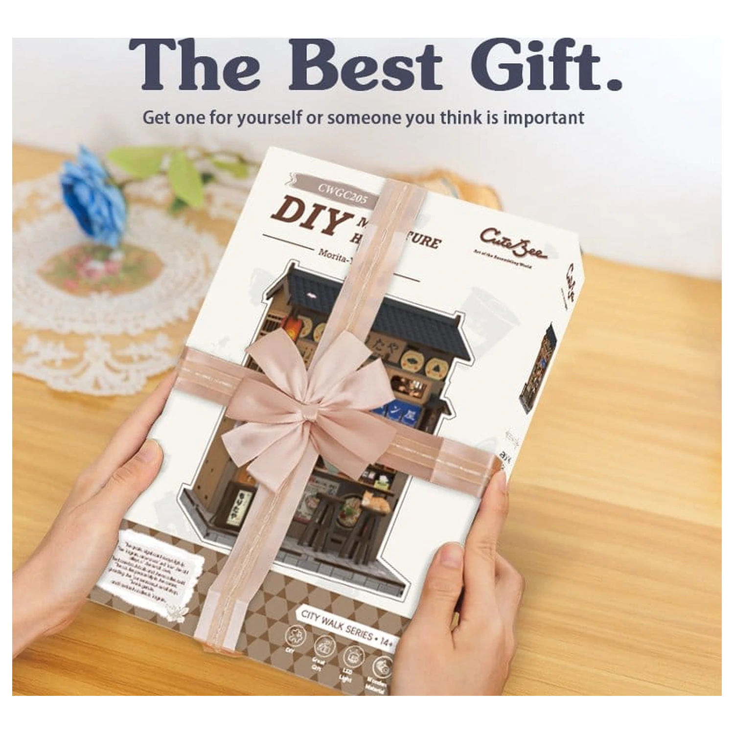 Komplet modelov za miniaturno hišo Morita-Ya 21 x 16 cm fotografija izdelka