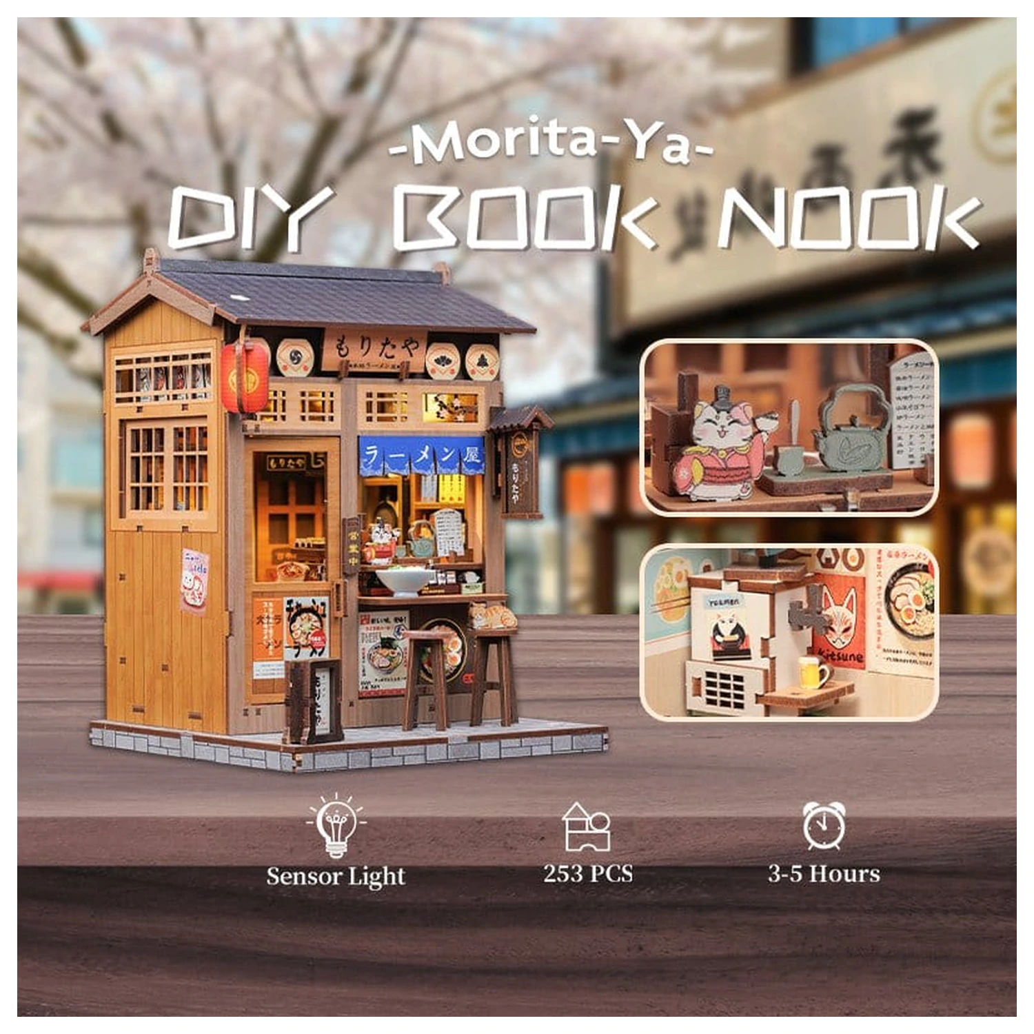 Komplet modelov za miniaturno hišo Morita-Ya 21 x 16 cm fotografija izdelka