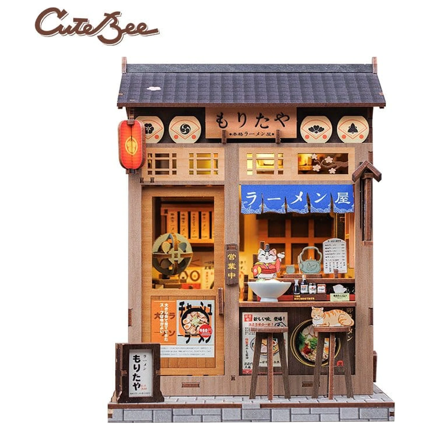 Komplet modelov za miniaturno hišo Morita-Ya 21 x 16 cm fotografija izdelka