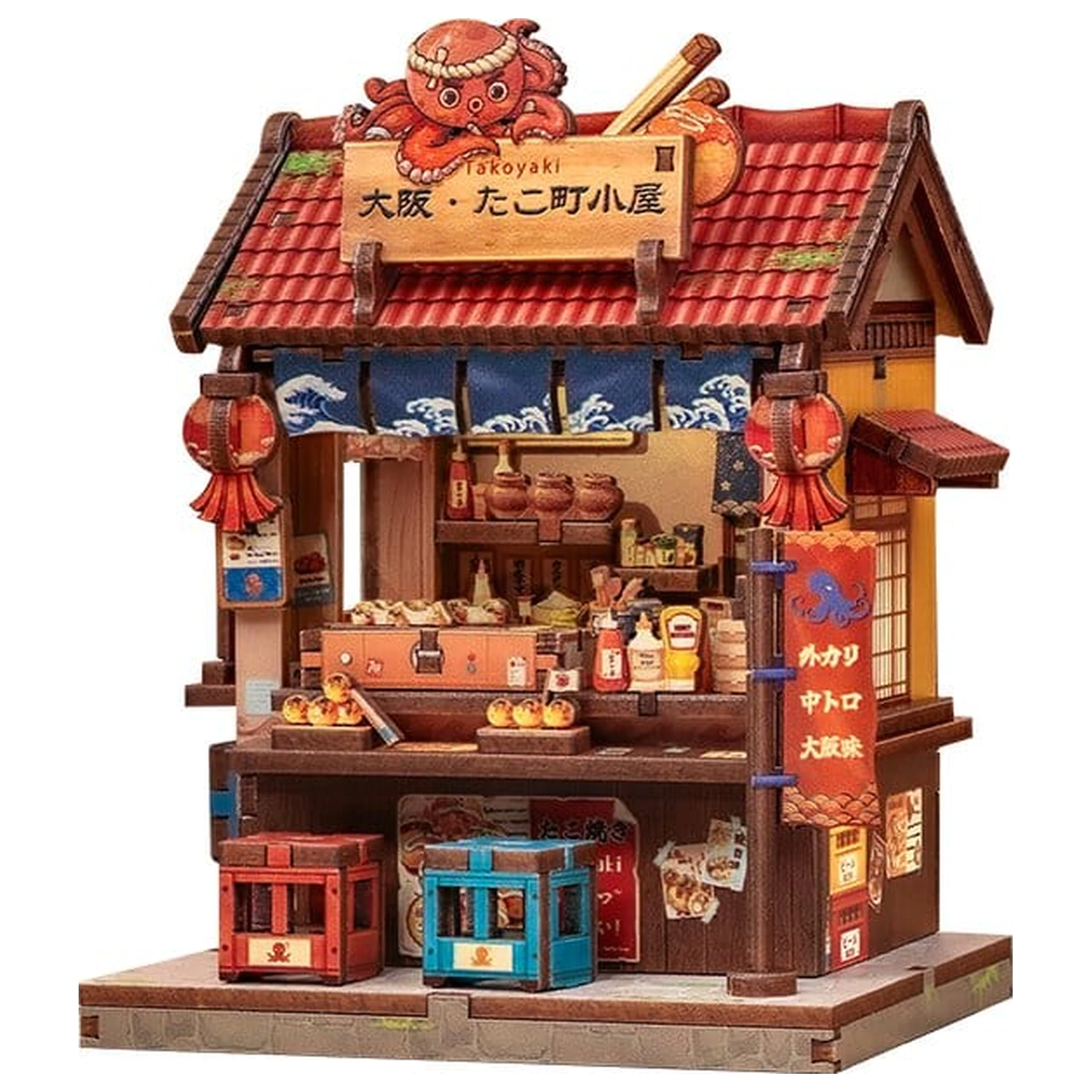 Miniaturni model hiše komplet Osaka Takoyaki 12 x 9 cm fotografija izdelka