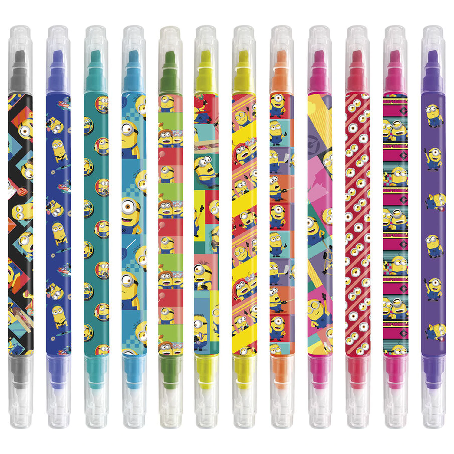 Minions set 12 zbrisljivih flomastrov fotografija izdelka