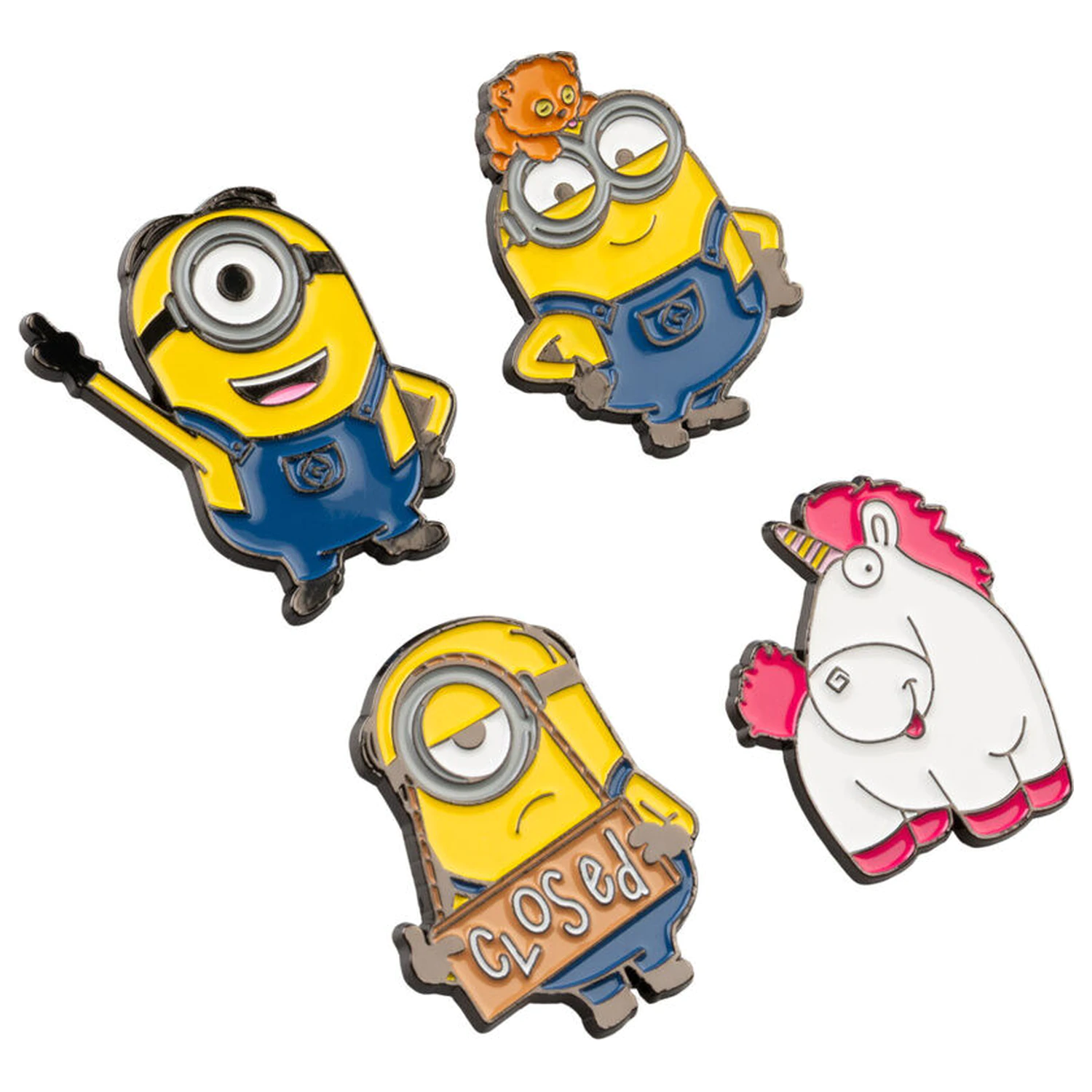 Minions komplet 4 pinov fotografija izdelka