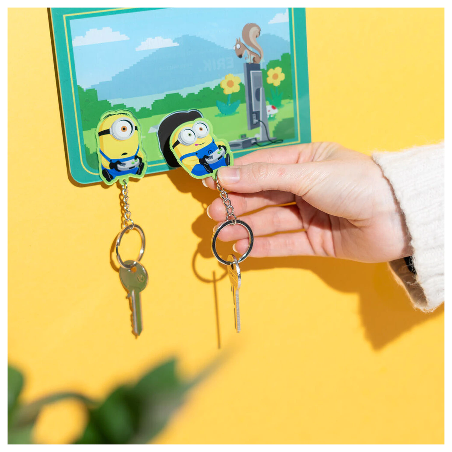 Minions obesek za ključe z obročkom za ključe fotografija izdelka