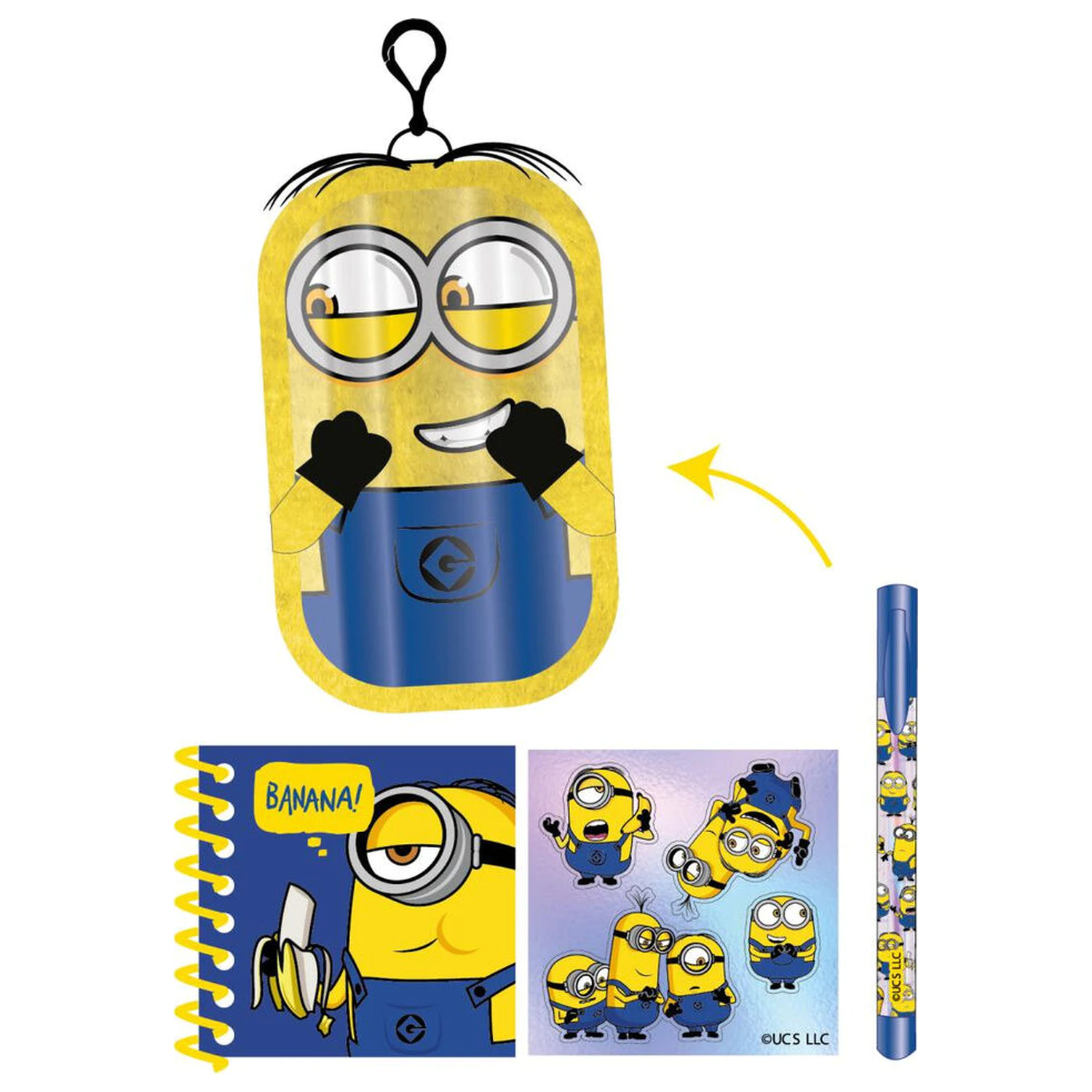 Minions komplet pisarniškega materiala fotografija izdelka