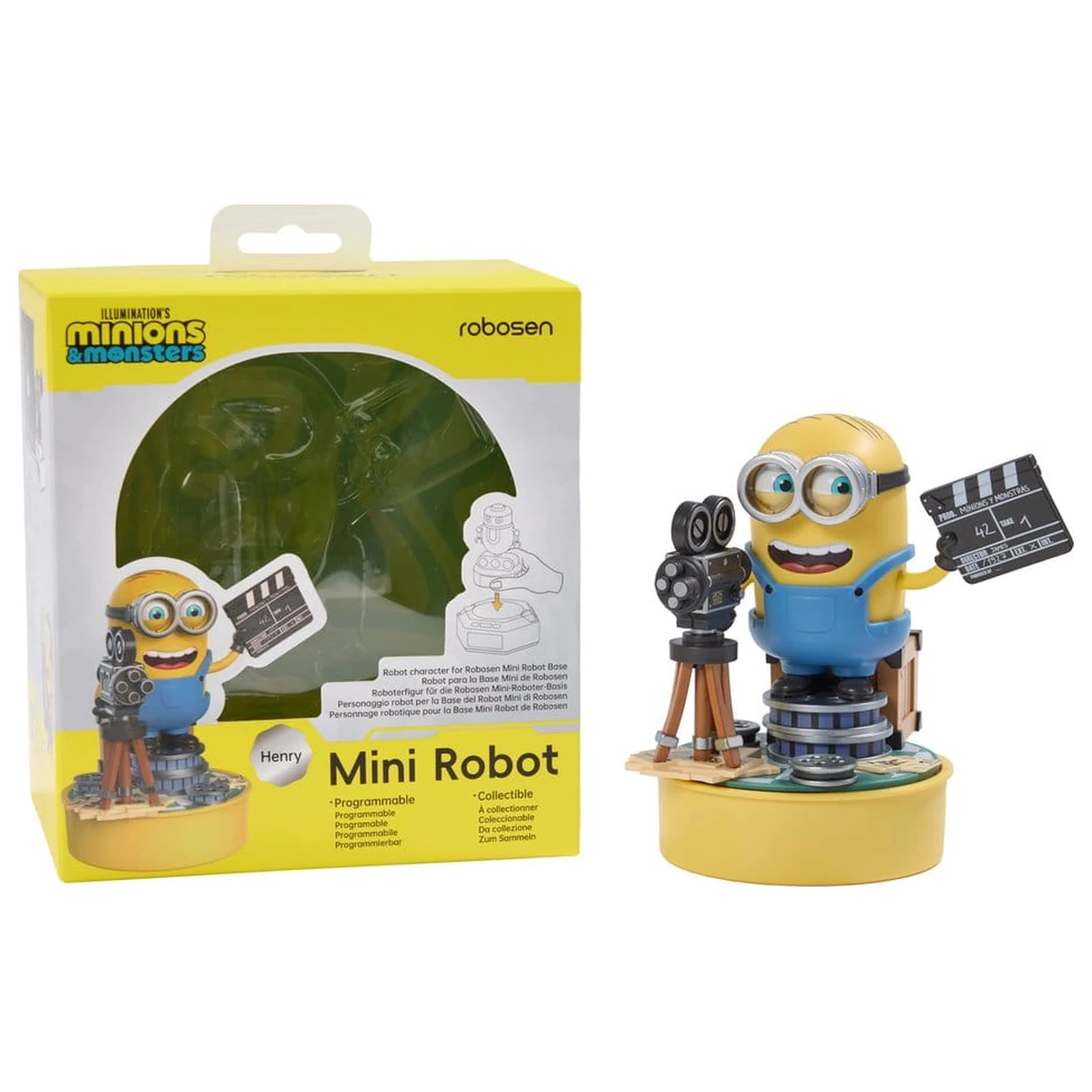 Minions & Monsters Interaktivni mini robot Henry 9 cm *Angleška različica* fotografija izdelka