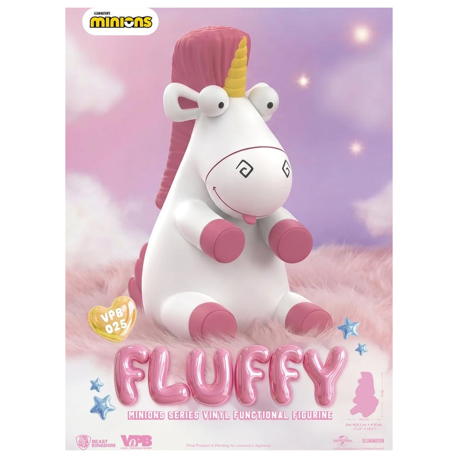 Minions Vinilna banka serije Fluffy 36 cm fotografija izdelka