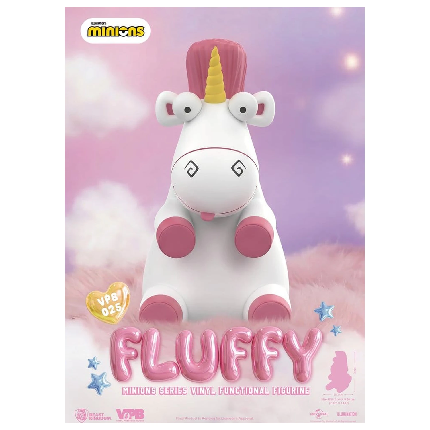 Minions Vinilna banka serije Fluffy 36 cm fotografija izdelka