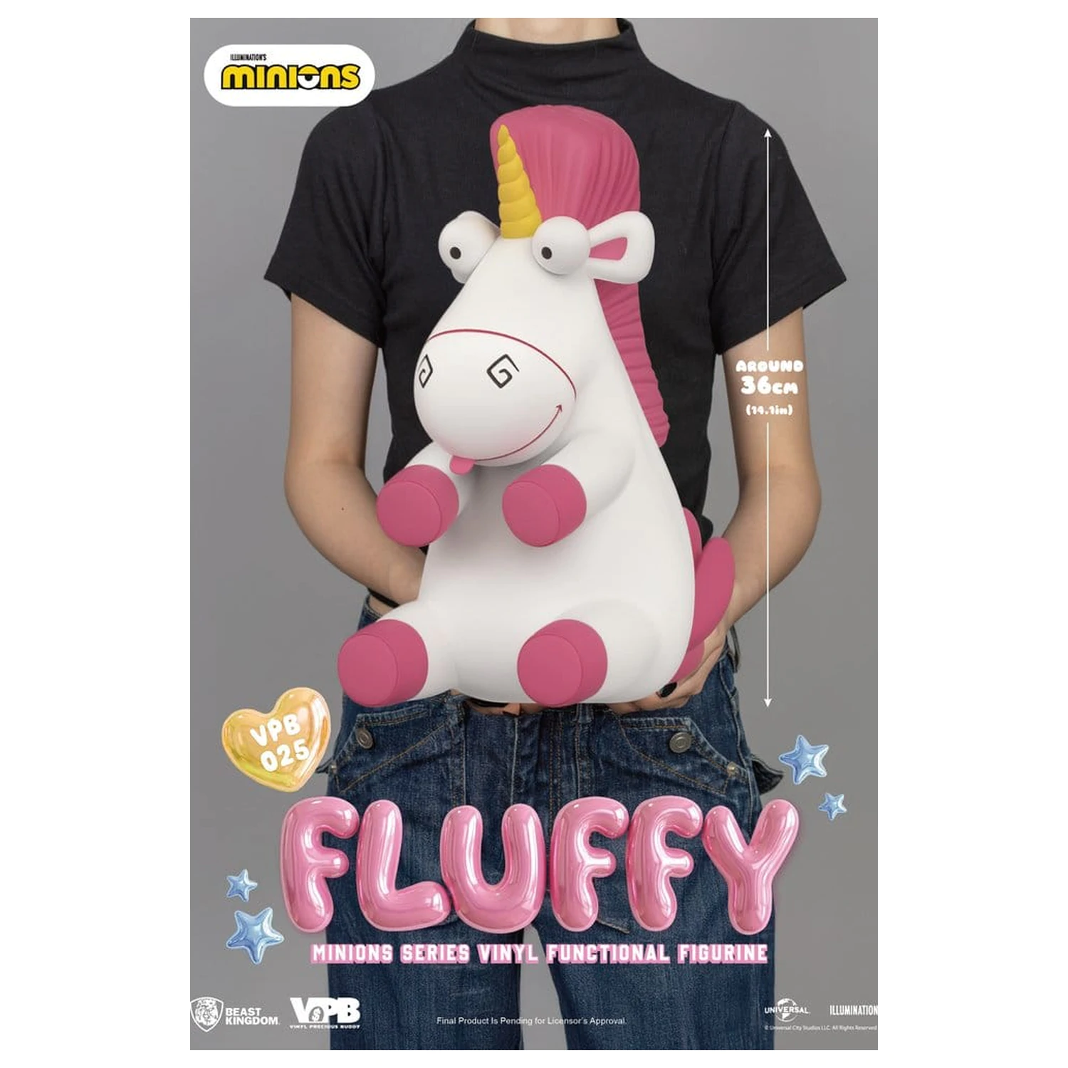Minions Vinilna banka serije Fluffy 36 cm fotografija izdelka