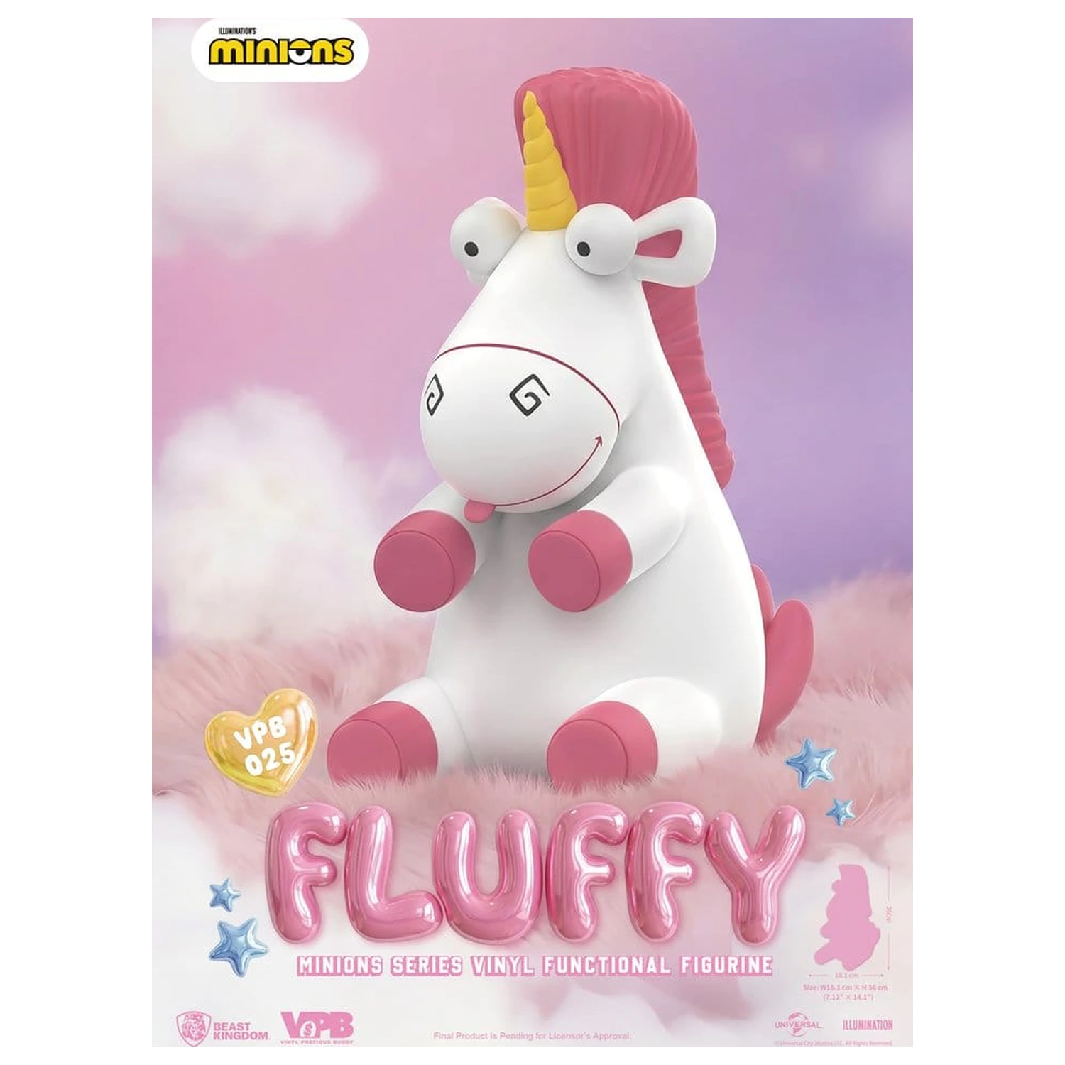 Minions Vinilna banka serije Fluffy 36 cm fotografija izdelka