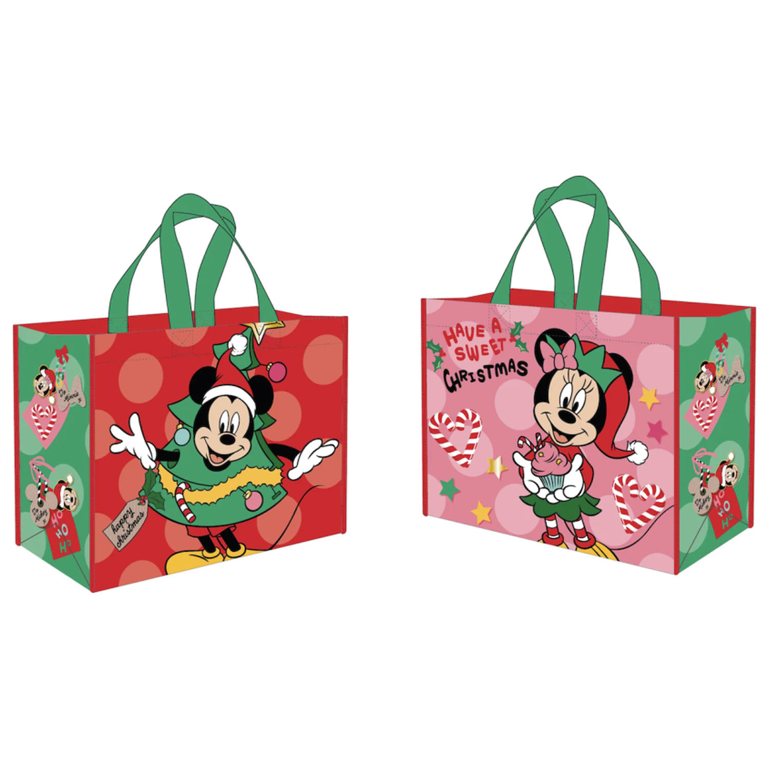 Minnie & Mickey Xmas Nakupovalna Torba fotografija izdelka