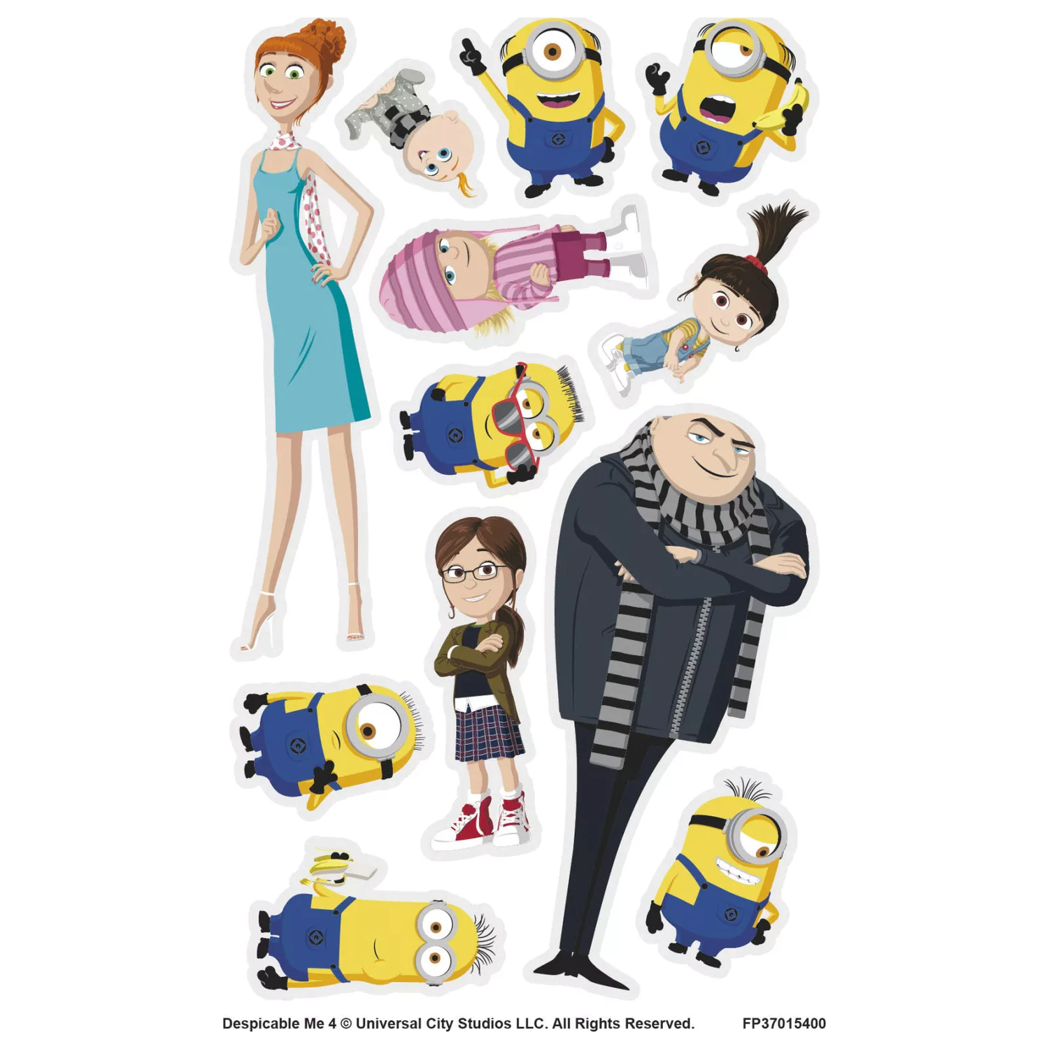 Minions Family Tattoo 12 kosov fotografija izdelka