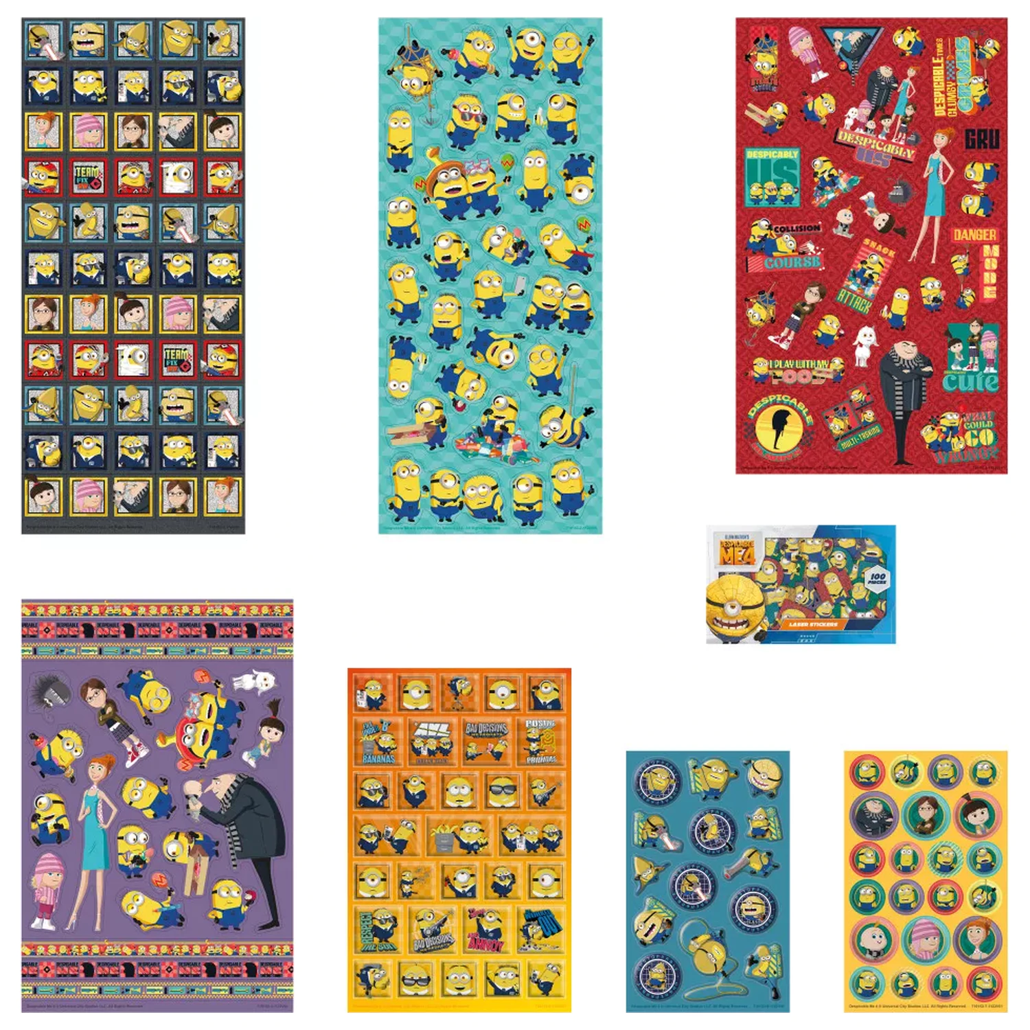 Minions Super Set nalepk z igračo fotografija izdelka