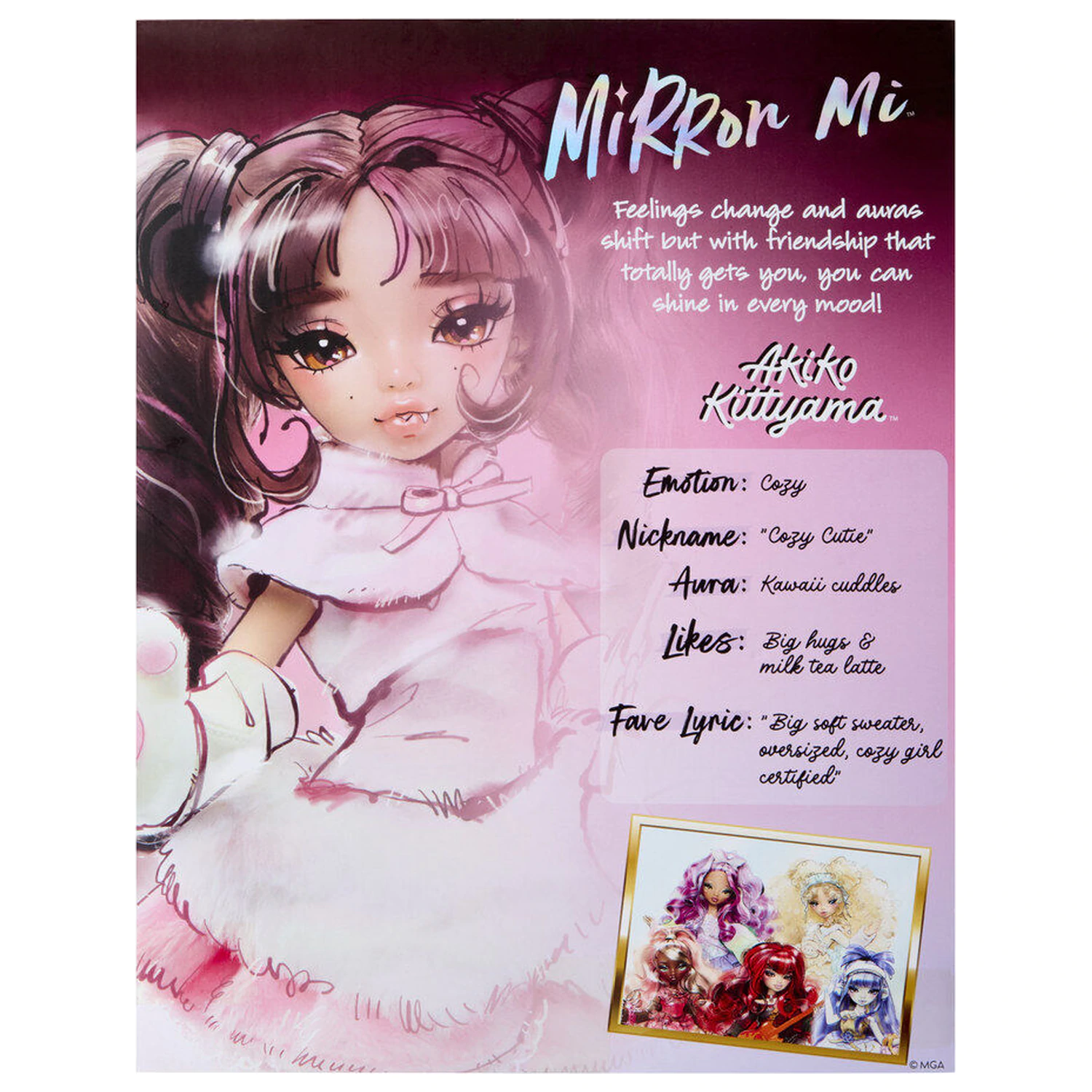 Mirror Mi Akiko Kittyama Cozy punčka 26cm fotografija izdelka