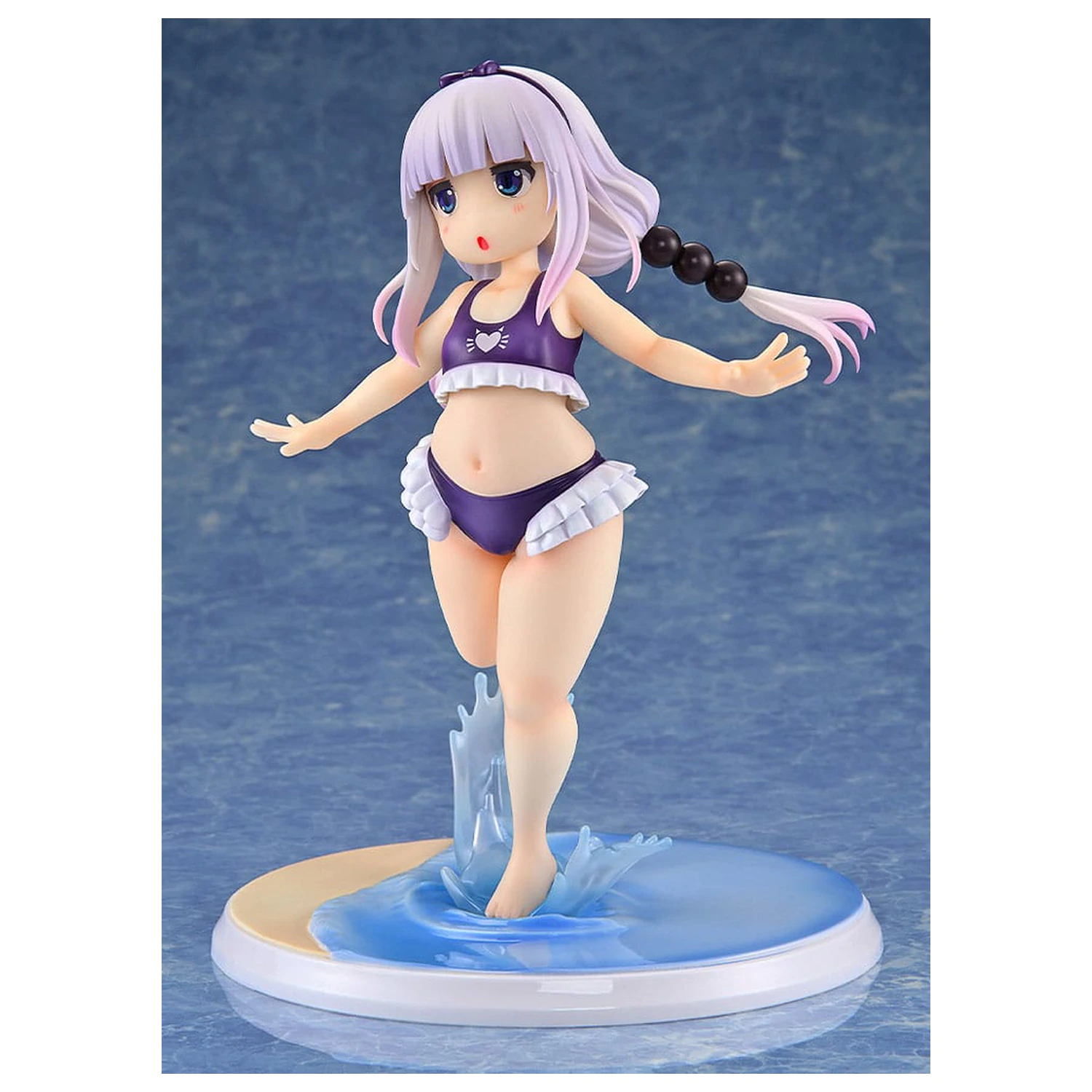 Miss Kobayashi's Dragon Maid PVC kip 1/6 Kanna Kamui: Excited to Wear a Swimsuit at Home Ver. (Purple) 20 cm fotografija izdelka