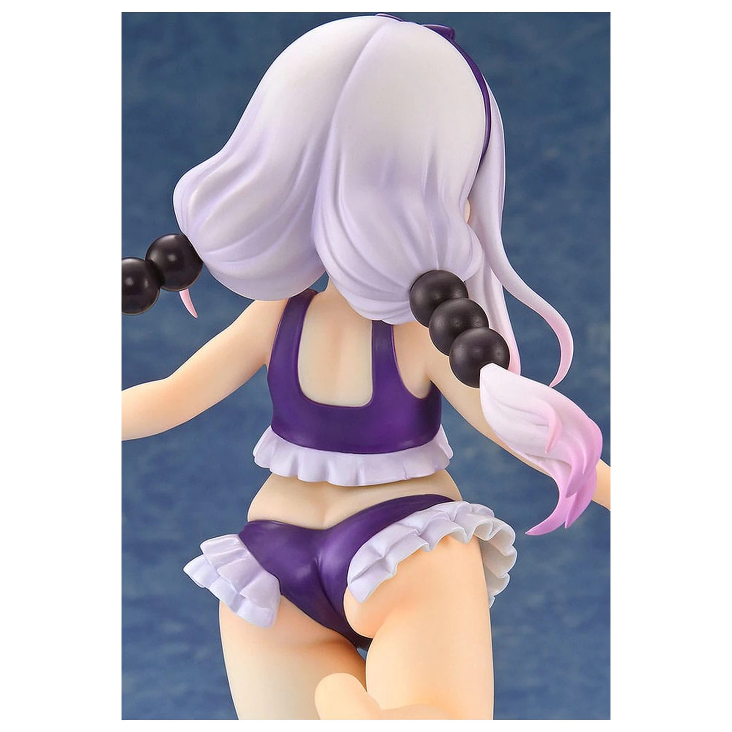 Miss Kobayashi's Dragon Maid PVC kip 1/6 Kanna Kamui: Excited to Wear a Swimsuit at Home Ver. (Purple) 20 cm fotografija izdelka