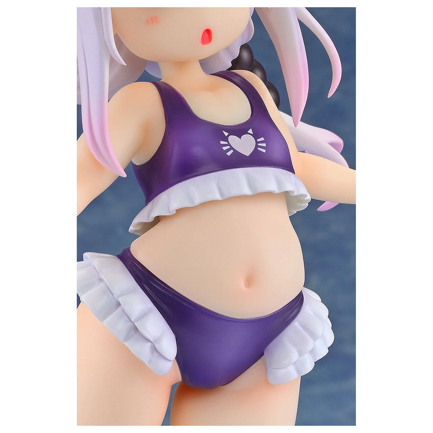 Miss Kobayashi's Dragon Maid PVC kip 1/6 Kanna Kamui: Excited to Wear a Swimsuit at Home Ver. (Purple) 20 cm fotografija izdelka