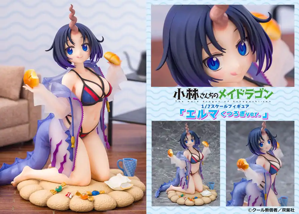Miss Kobayashi´s Dragon Maid PVC figura 1/7 Elma Dragon hoodie Ver. 20 cm fotografija izdelka