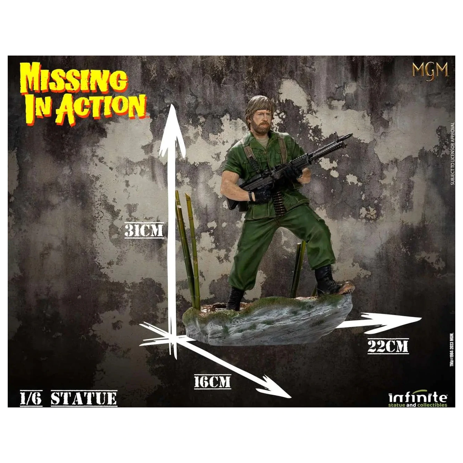Missing In Action Colonel James Braddock kip 1/6 31 cm fotografija izdelka