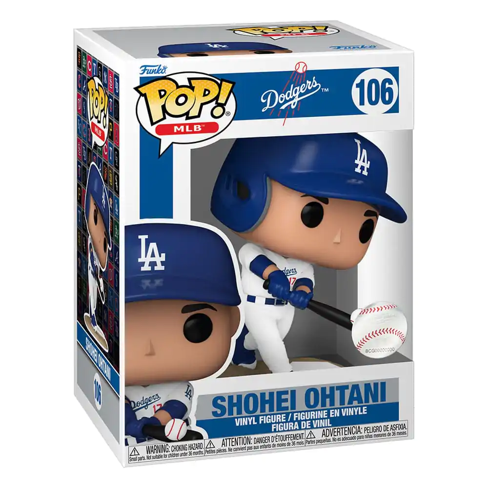 MLB Funko POP! Vinilna Figura LA Dodgers: Shohei Ohtani (Home Jersey) (Batting) 9 cm fotografija izdelka
