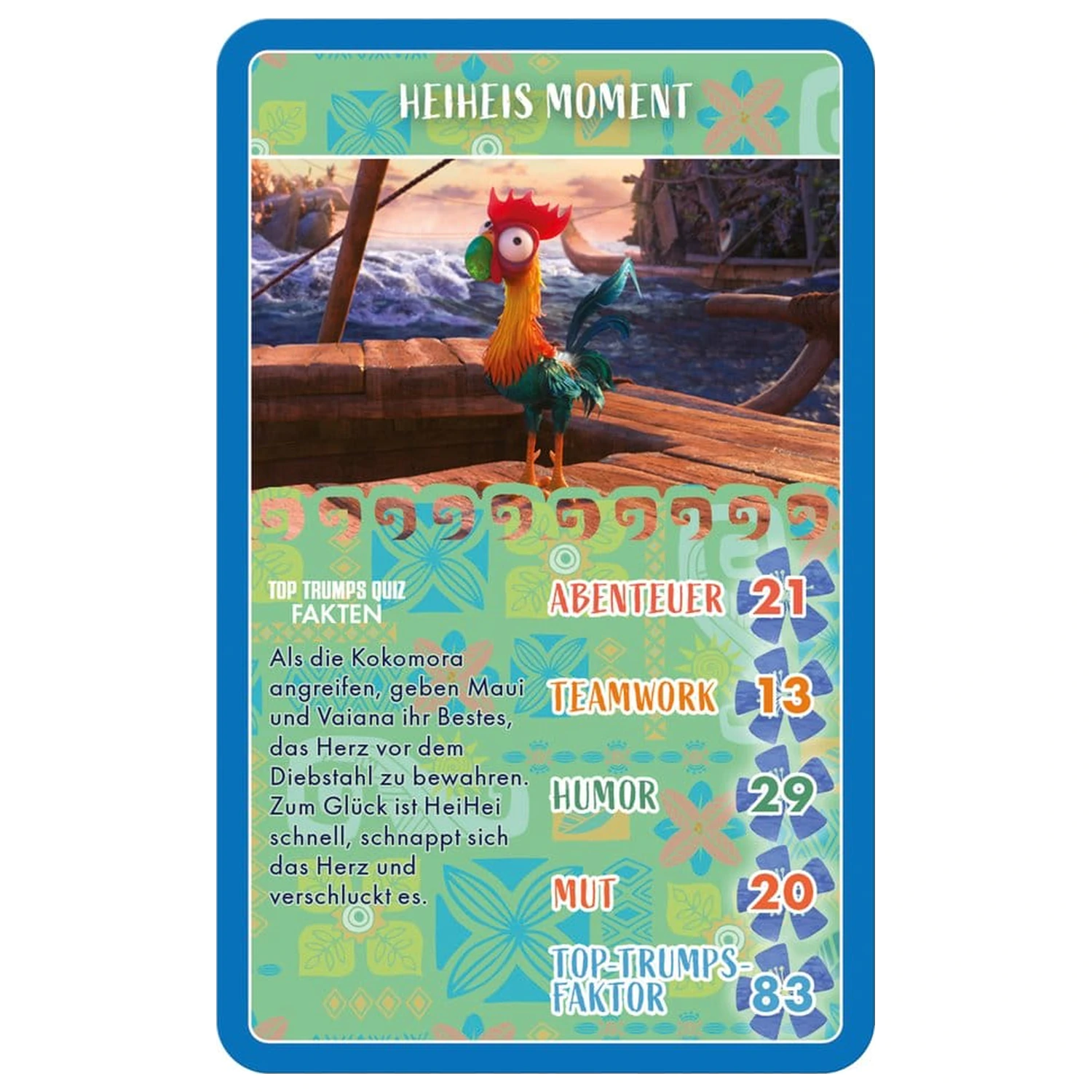 Moana igra s kartami Top Trumps *German Version* fotografija izdelka