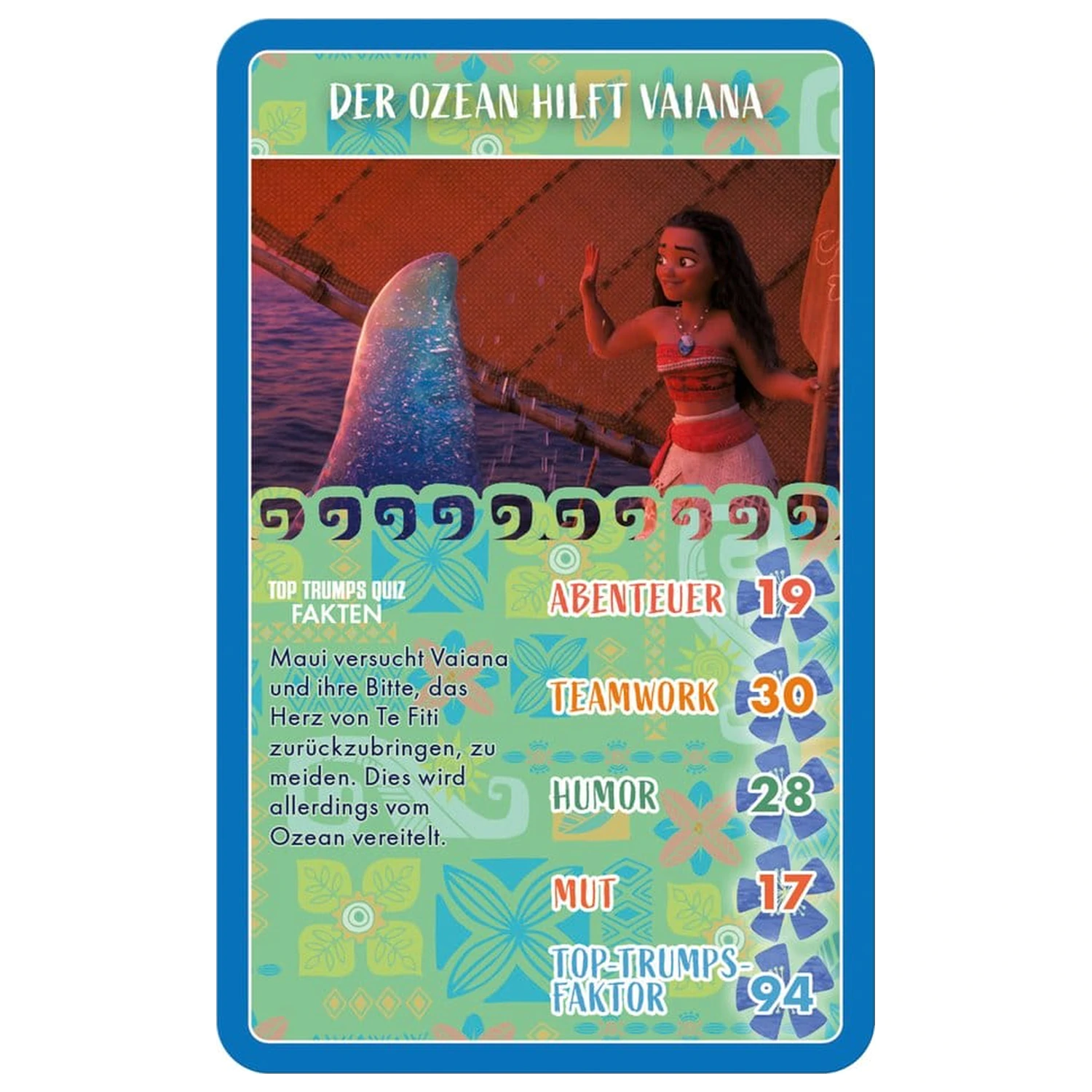 Moana igra s kartami Top Trumps *German Version* fotografija izdelka