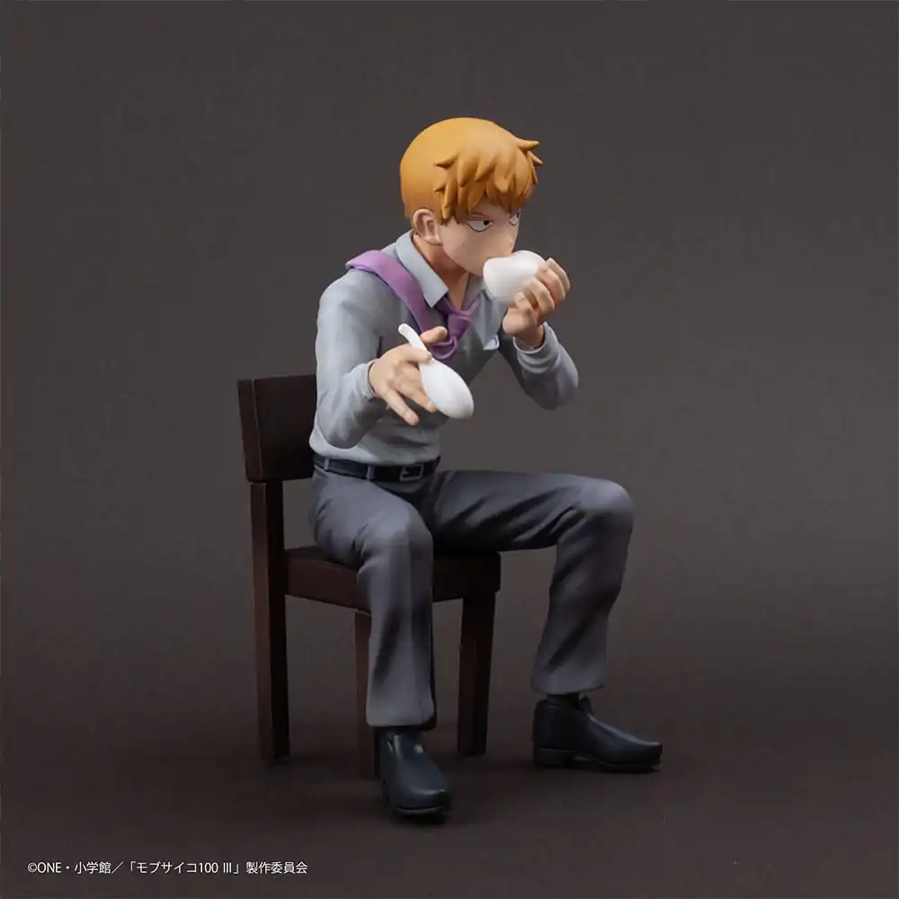 Mob Psycho 100 III x Bunbougu Cafe 2022 PVC Kip Arataka Reigen 14 cm fotografija izdelka