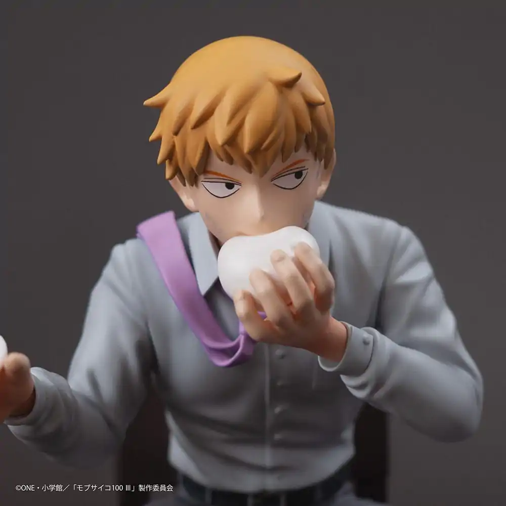 Mob Psycho 100 III x Bunbougu Cafe 2022 PVC Kip Arataka Reigen 14 cm fotografija izdelka