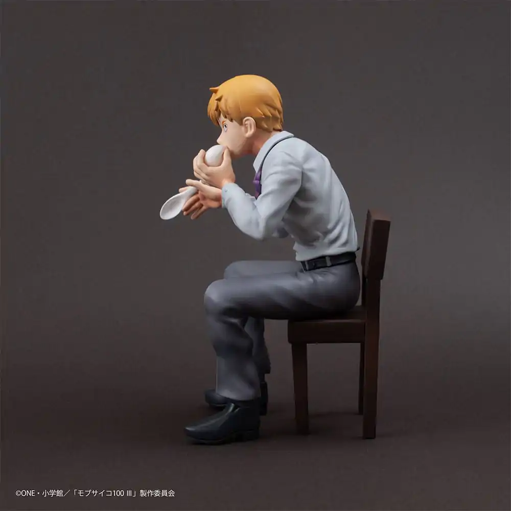 Mob Psycho 100 III x Bunbougu Cafe 2022 PVC Kip Arataka Reigen 14 cm fotografija izdelka
