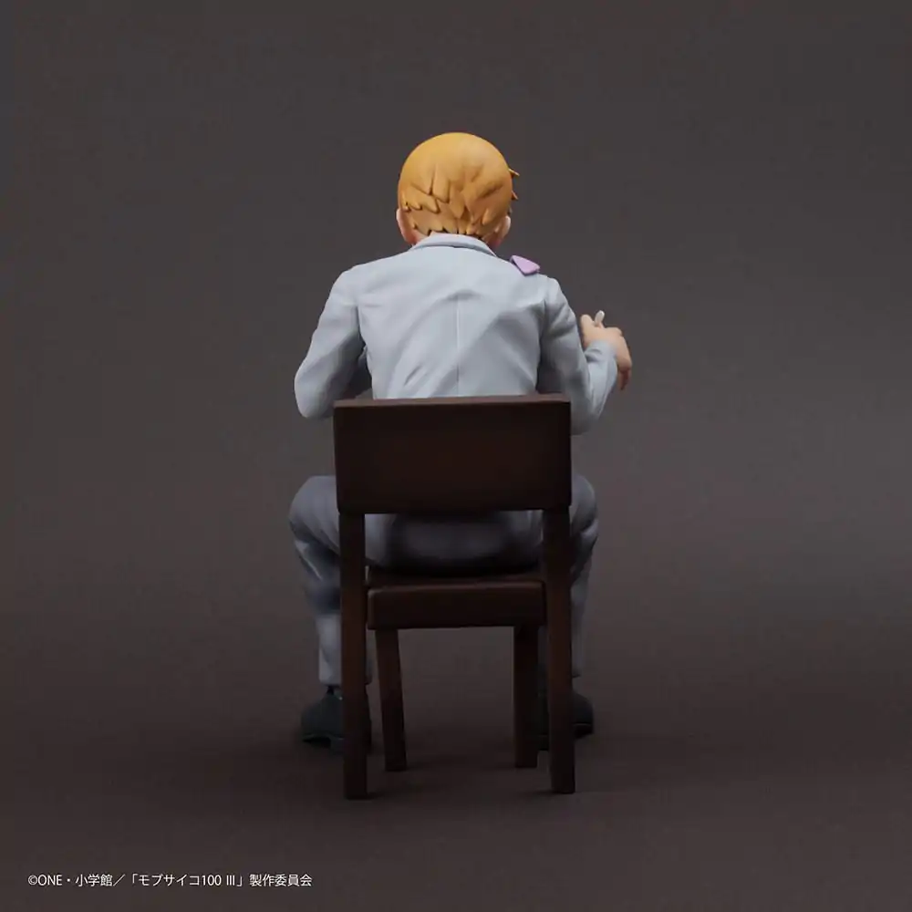 Mob Psycho 100 III x Bunbougu Cafe 2022 PVC Kip Arataka Reigen 14 cm fotografija izdelka