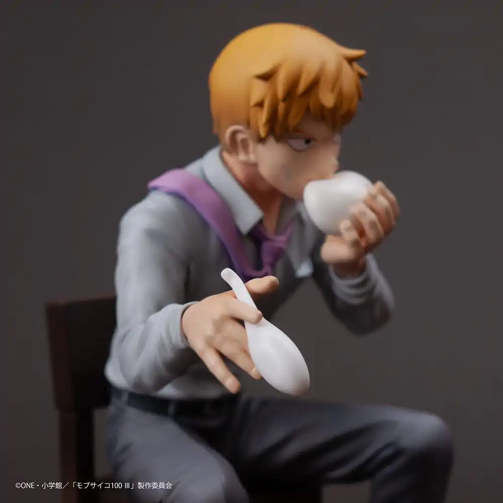Mob Psycho 100 III x Bunbougu Cafe 2022 PVC Kip Arataka Reigen 14 cm fotografija izdelka