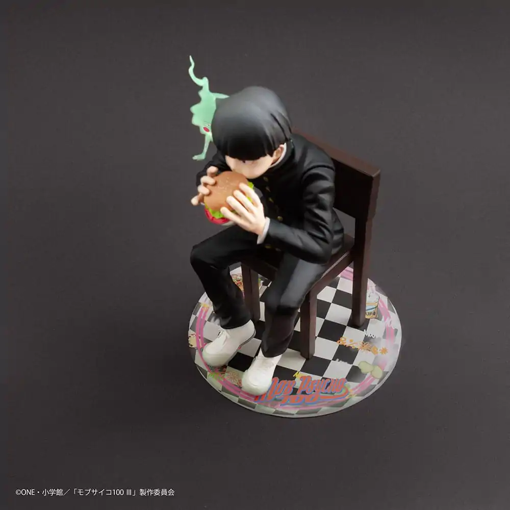 Mob Psycho 100 III x Bunbougu Cafe 2022 PVC kip Shigeo Kageyama & Ekubo 13 cm fotografija izdelka