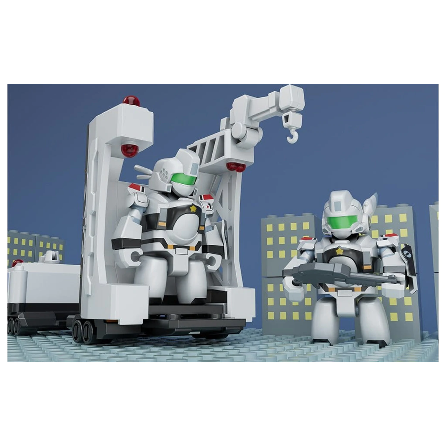 Mobile Police Patlabor Brickroid Type 99 Special Labor Carrier 11 cm visok model vozila fotografija izdelka