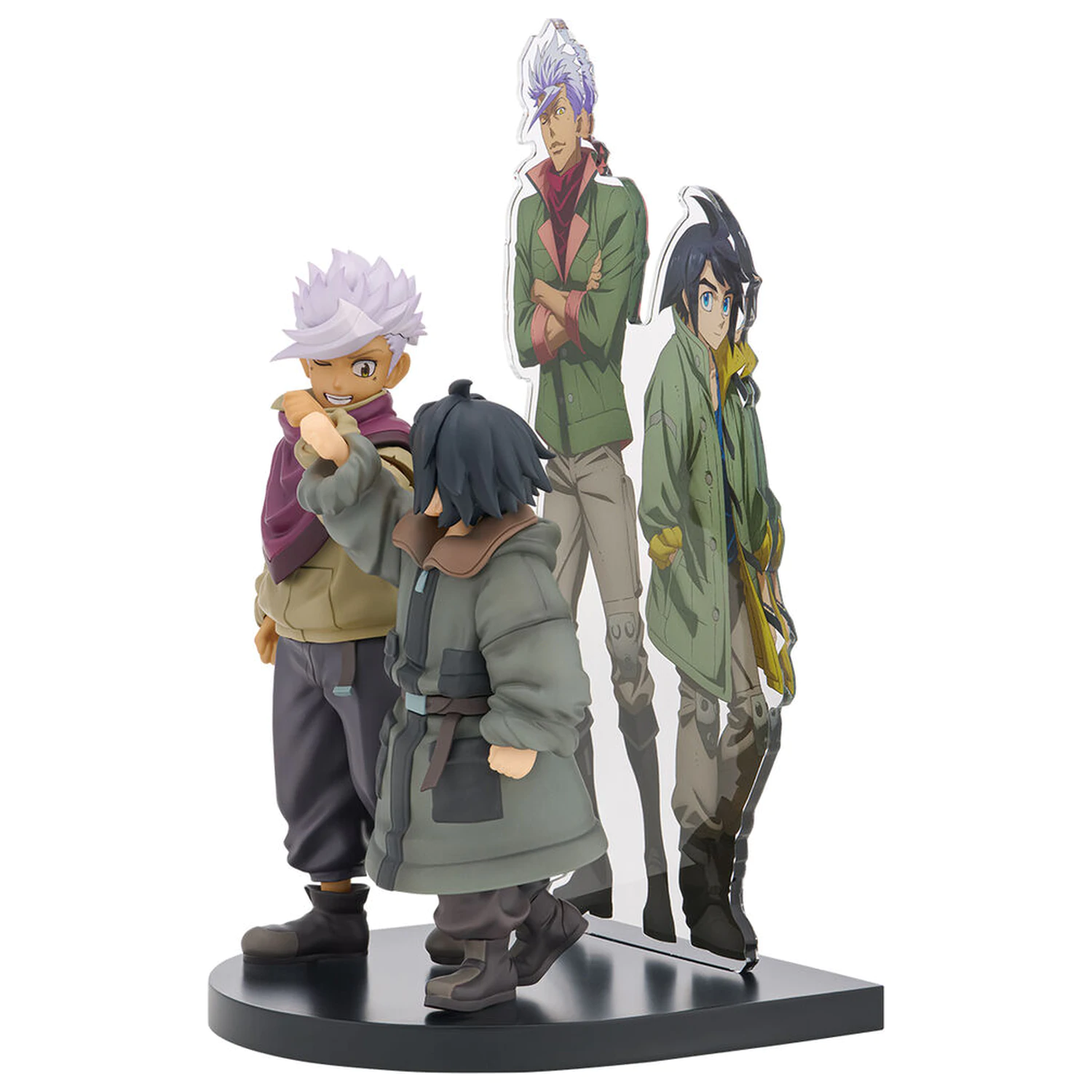 Mobile Suit Gundam Barbatos Iron-Blooded Orphans Augus Mikazuki & Itsuka Ichibansho figura 18cm fotografija izdelka