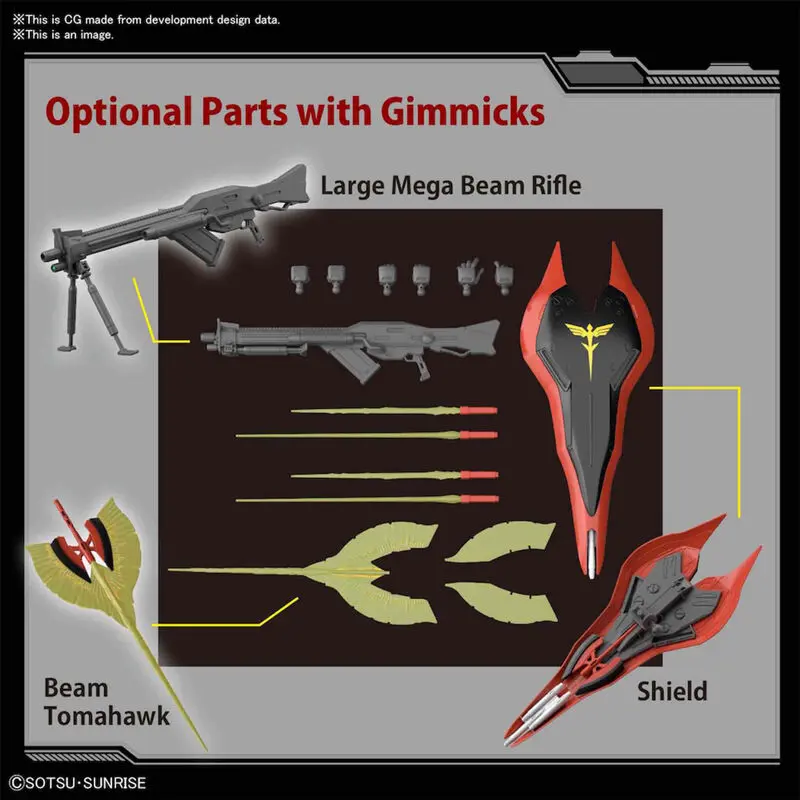Mobile Suit Gundam: Char's Counterattack-Beltorchika's Children Nightingale Model Kit figura fotografija izdelka