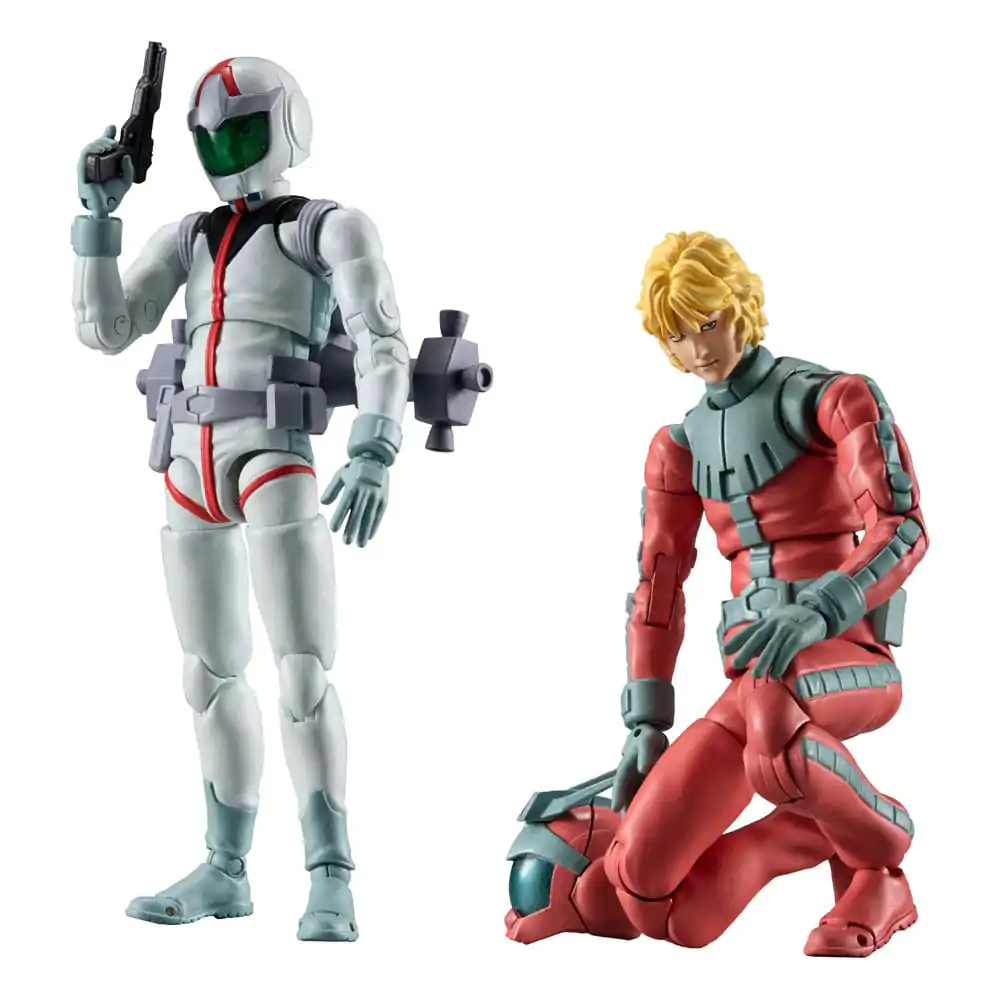 Mobile Suit Gundam G.M.G. Collection EX 09 akcijski figuri 2-paket Earth Federation Amuro Ray & Char Aznable Normal Suit Ver. (z darilom) 10 cm fotografija izdelka