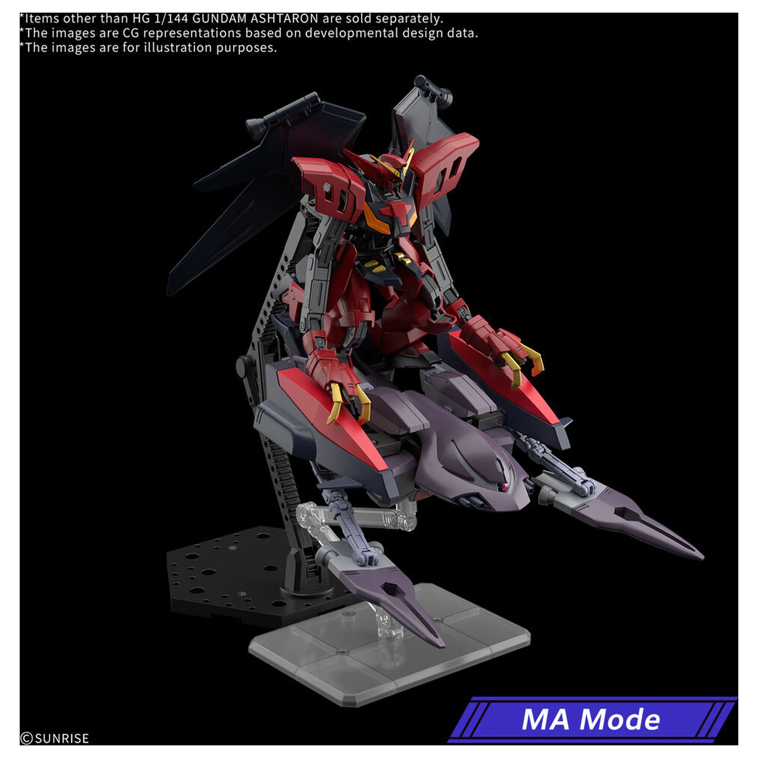 Mobile Suit Gundam - Gundam Ashtaron HG 1/144 komplet modelov fotografija izdelka