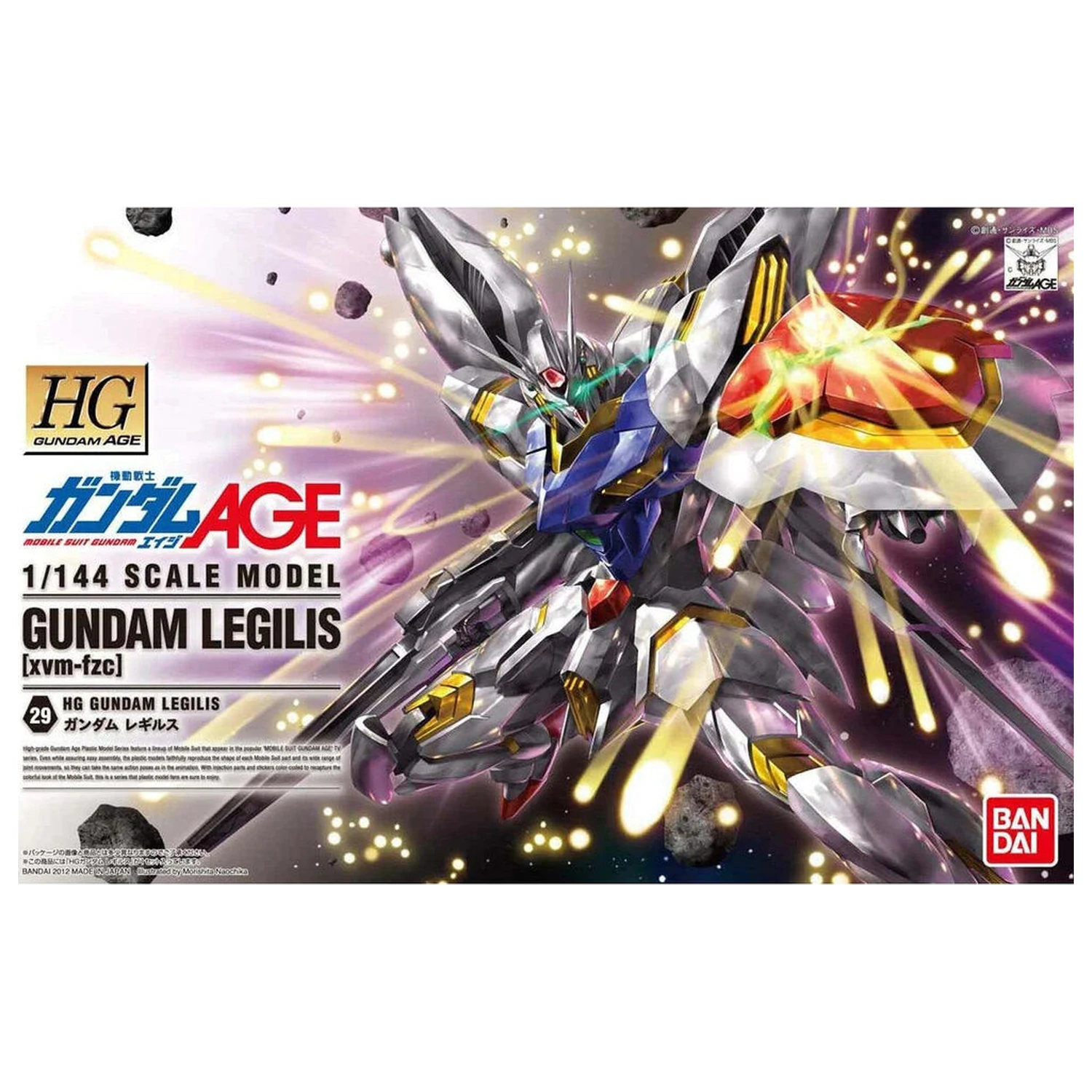 Mobile Suit Gundam HG 1/144 Gundam Legilis komplet modela figura fotografija izdelka