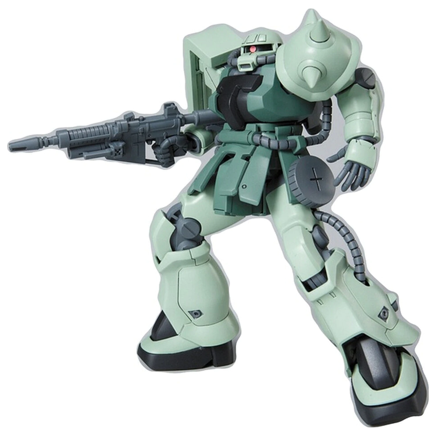 Mobile Suit Gundam HGUC 1/144 MS-06F-2 F2-ZAKU Zeon Type model komplet fotografija izdelka