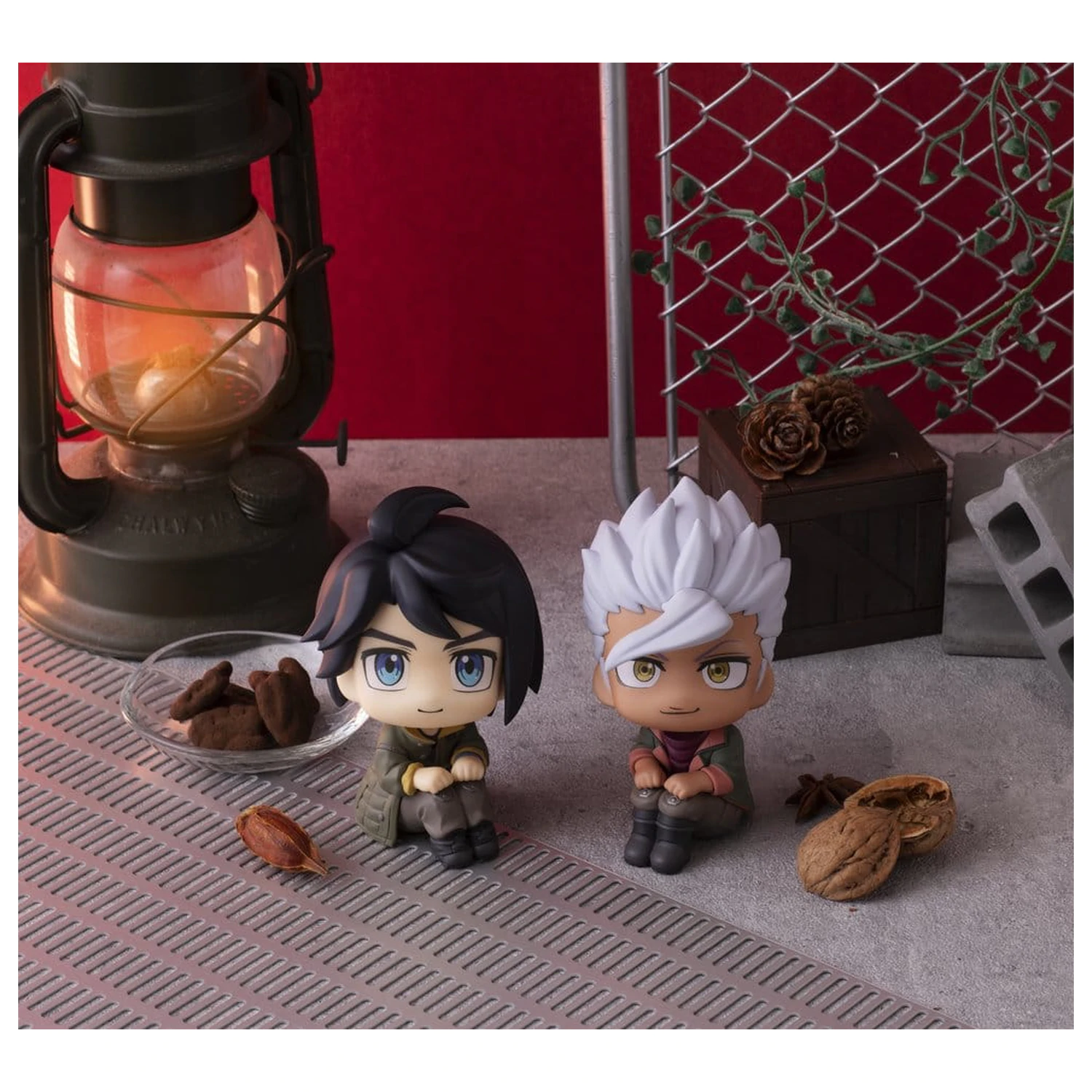 Mobile Suit Gundam Iron-Blooded Orphans Look Up PVC Kipi Mikazuki Augus & Orga Itsuka 11 cm (z darilom) fotografija izdelka