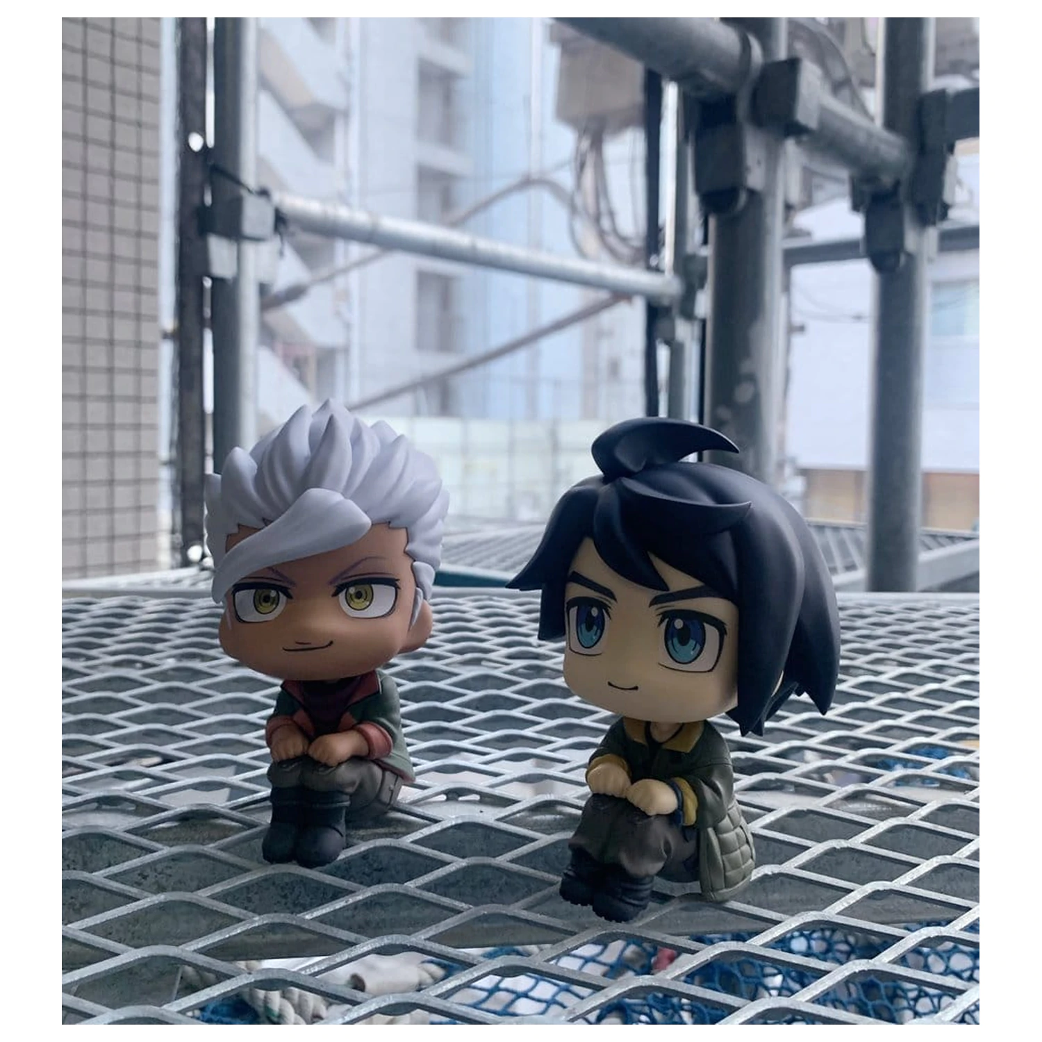 Mobile Suit Gundam Iron-Blooded Orphans Look Up PVC Kipi Mikazuki Augus & Orga Itsuka 11 cm (z darilom) fotografija izdelka